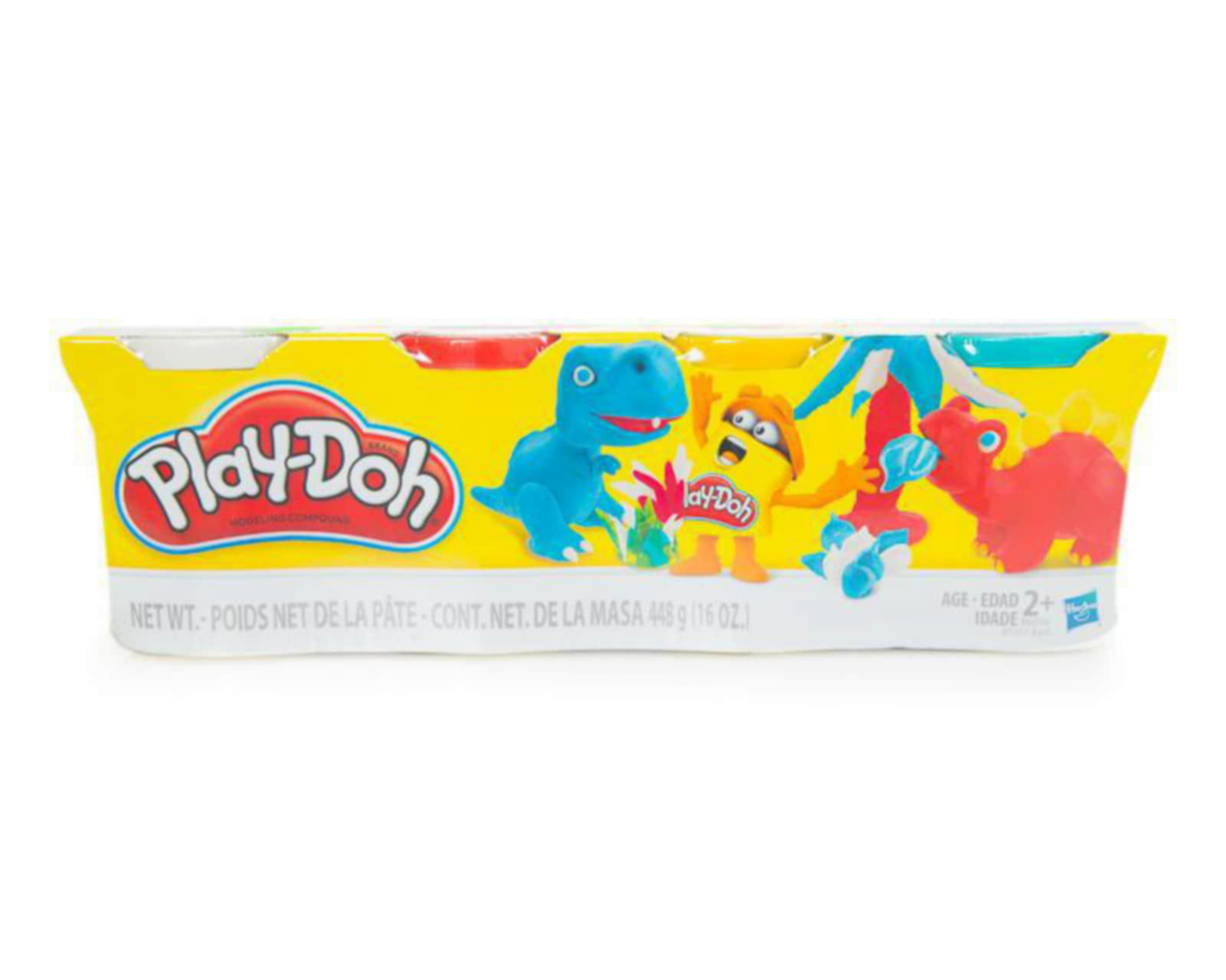 Foto 2 pulgar | Plastilinas Play-Doh Colores Surtidos 4 Pack