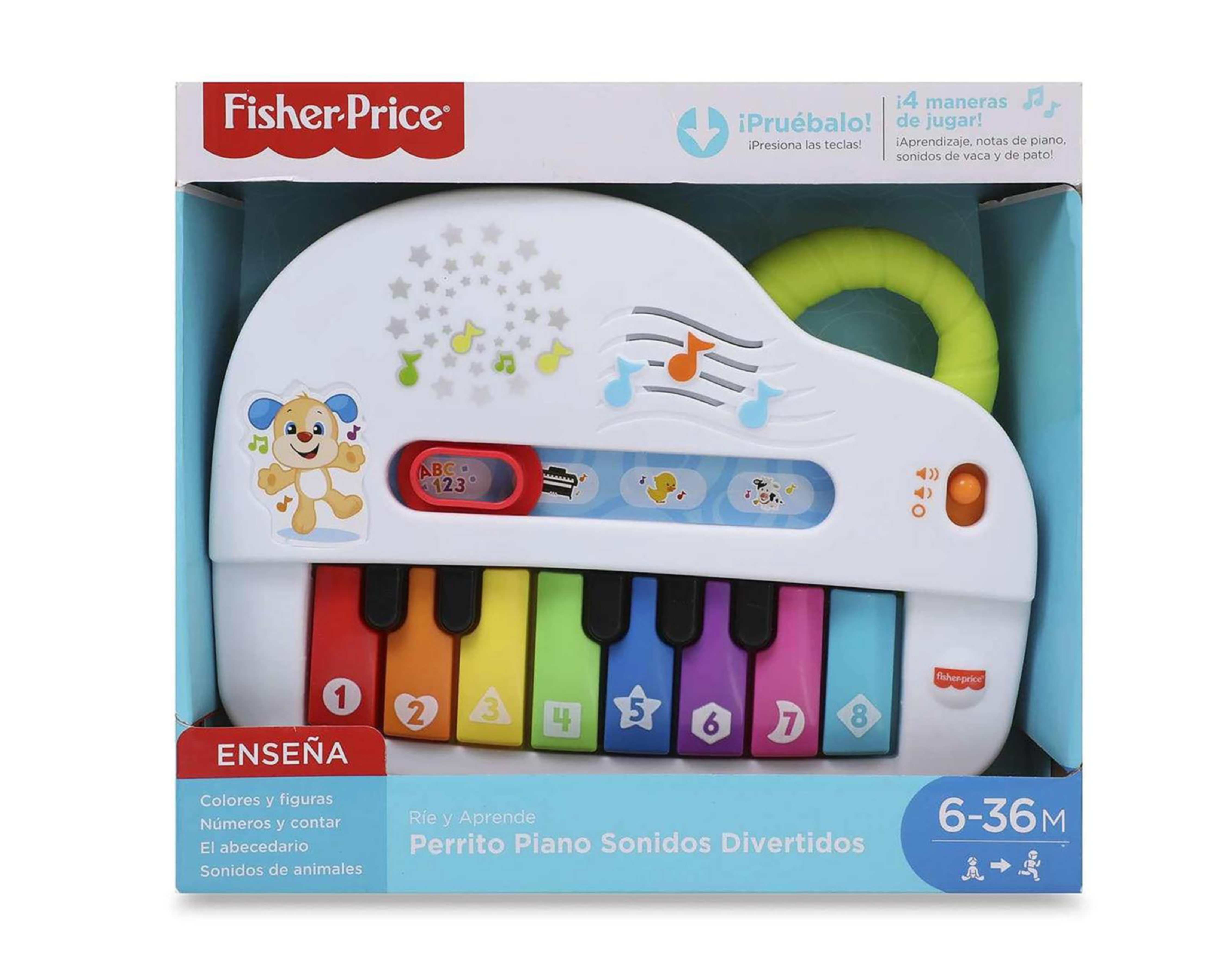 Foto 3 pulgar | Piano Sonidos Divertidos Fisher Price