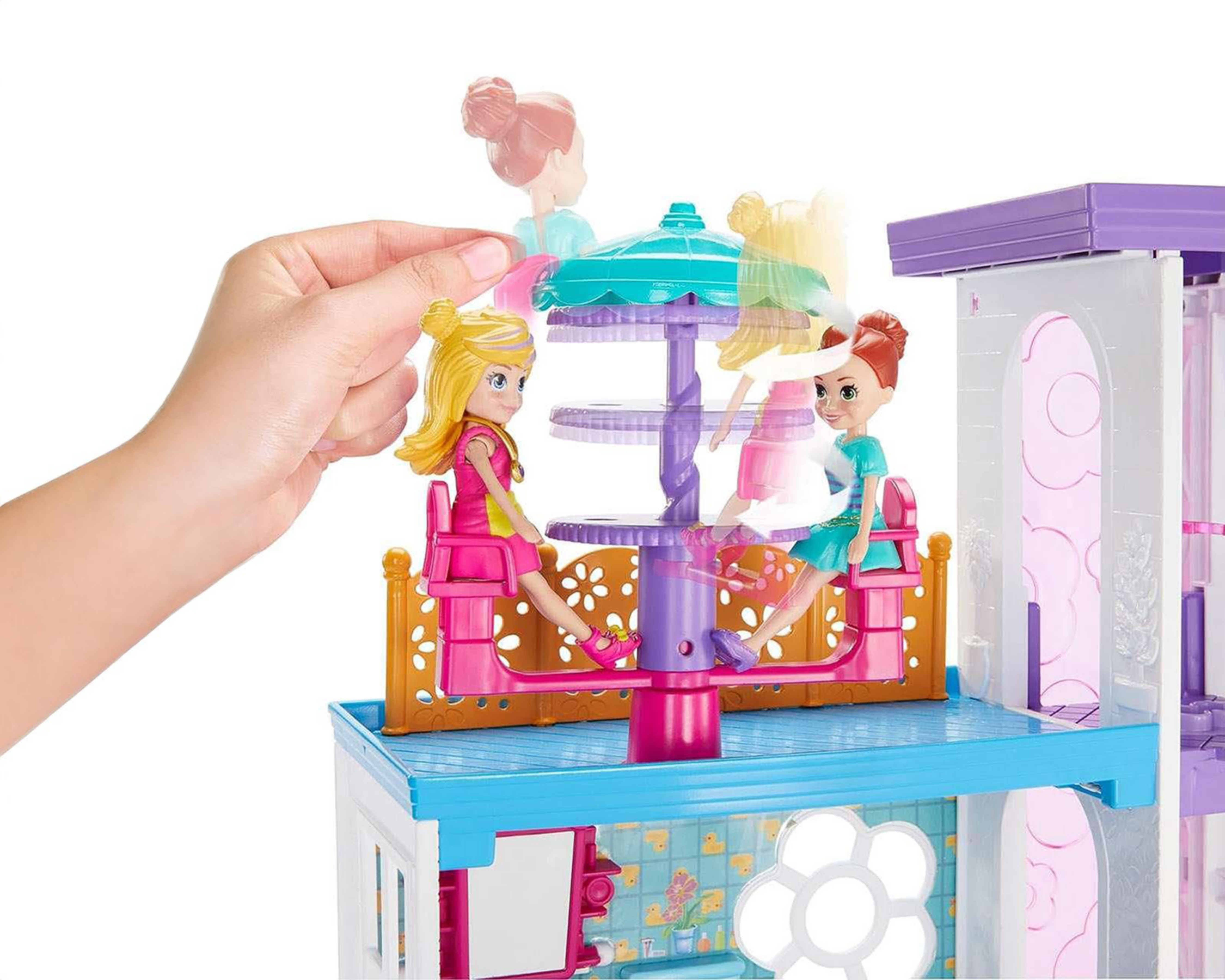 Foto 3 pulgar | Mega Casa de Sorpresas Polly Pocket