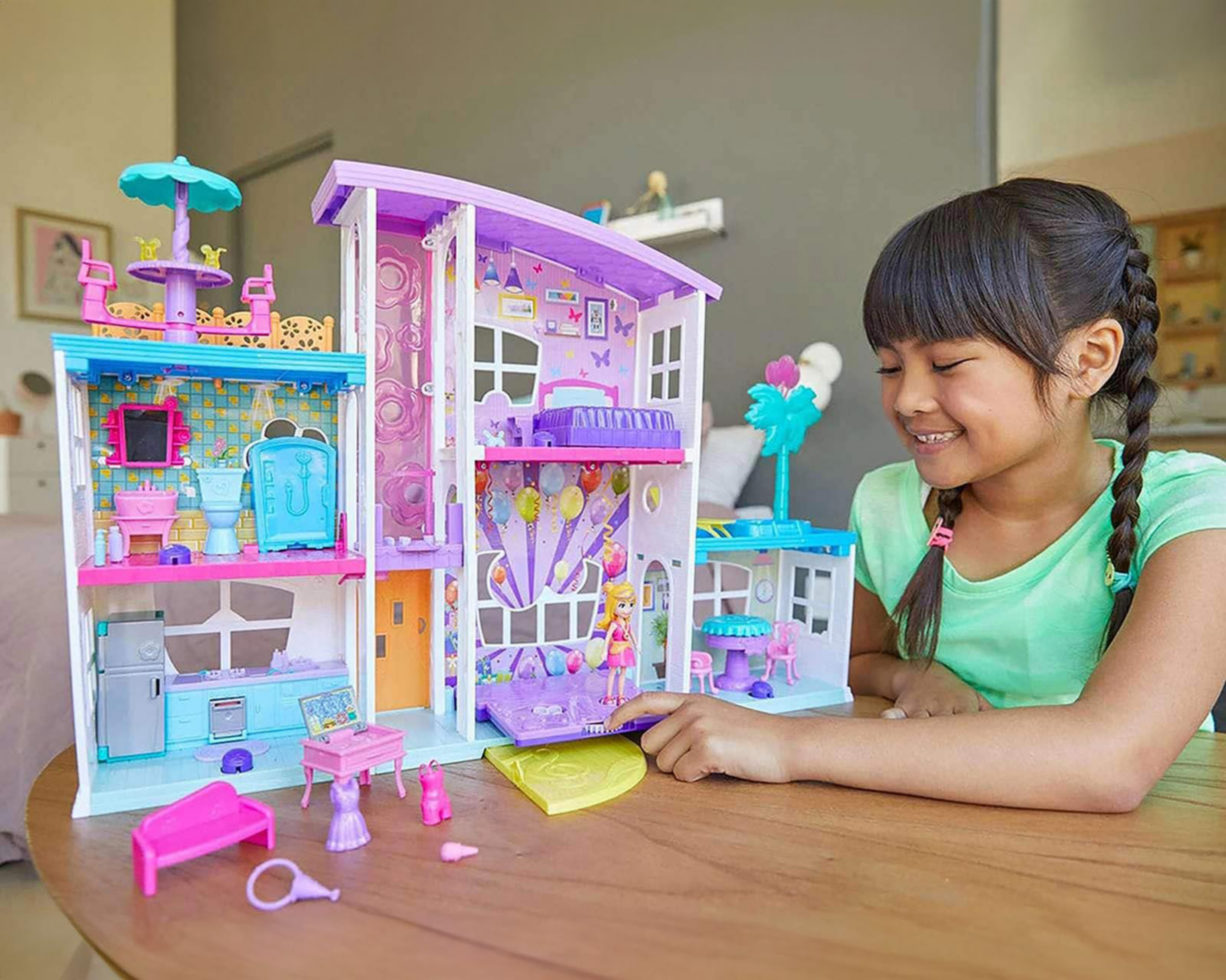 Foto 8 | Mega Casa de Sorpresas Polly Pocket