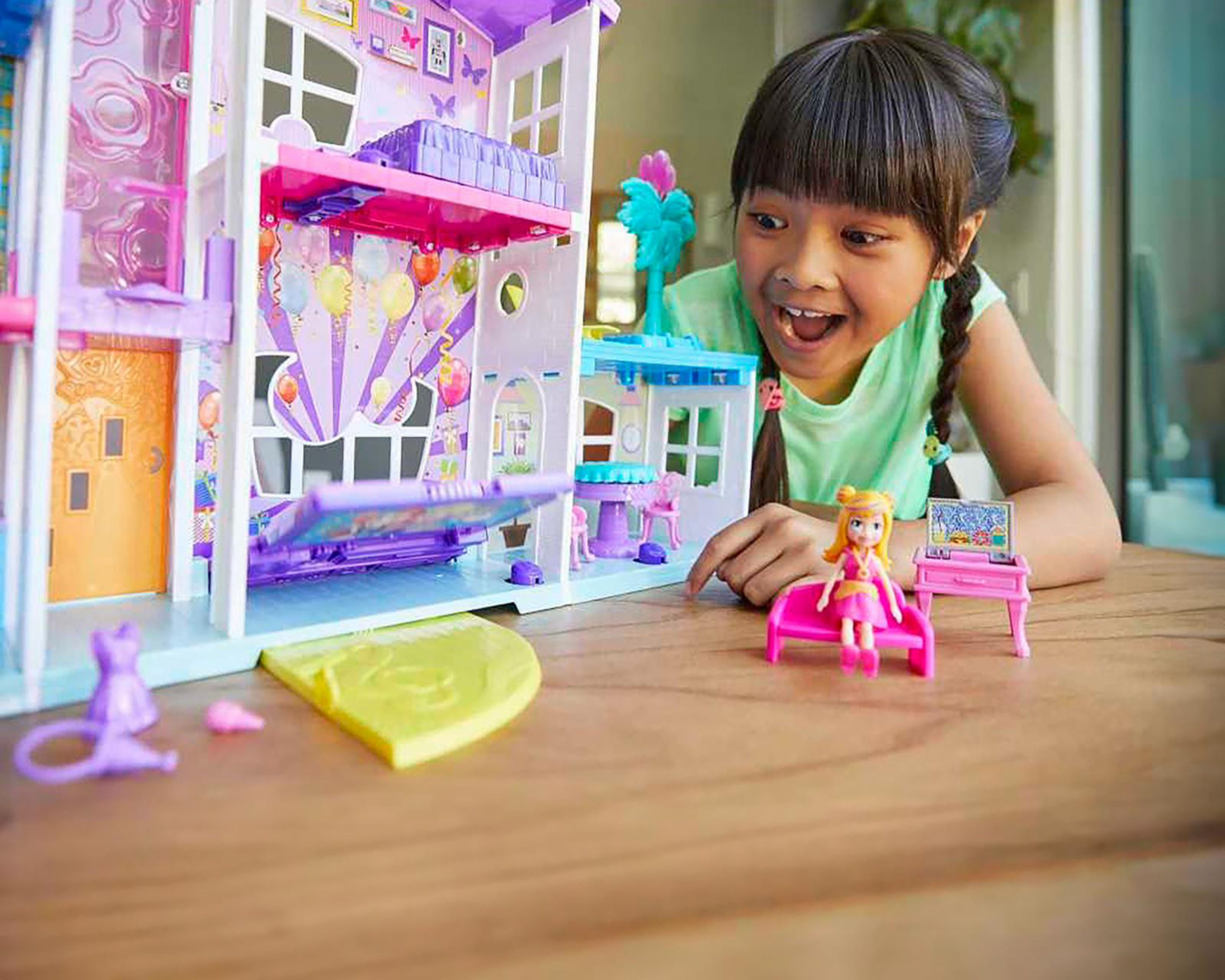 Foto 9 | Mega Casa de Sorpresas Polly Pocket