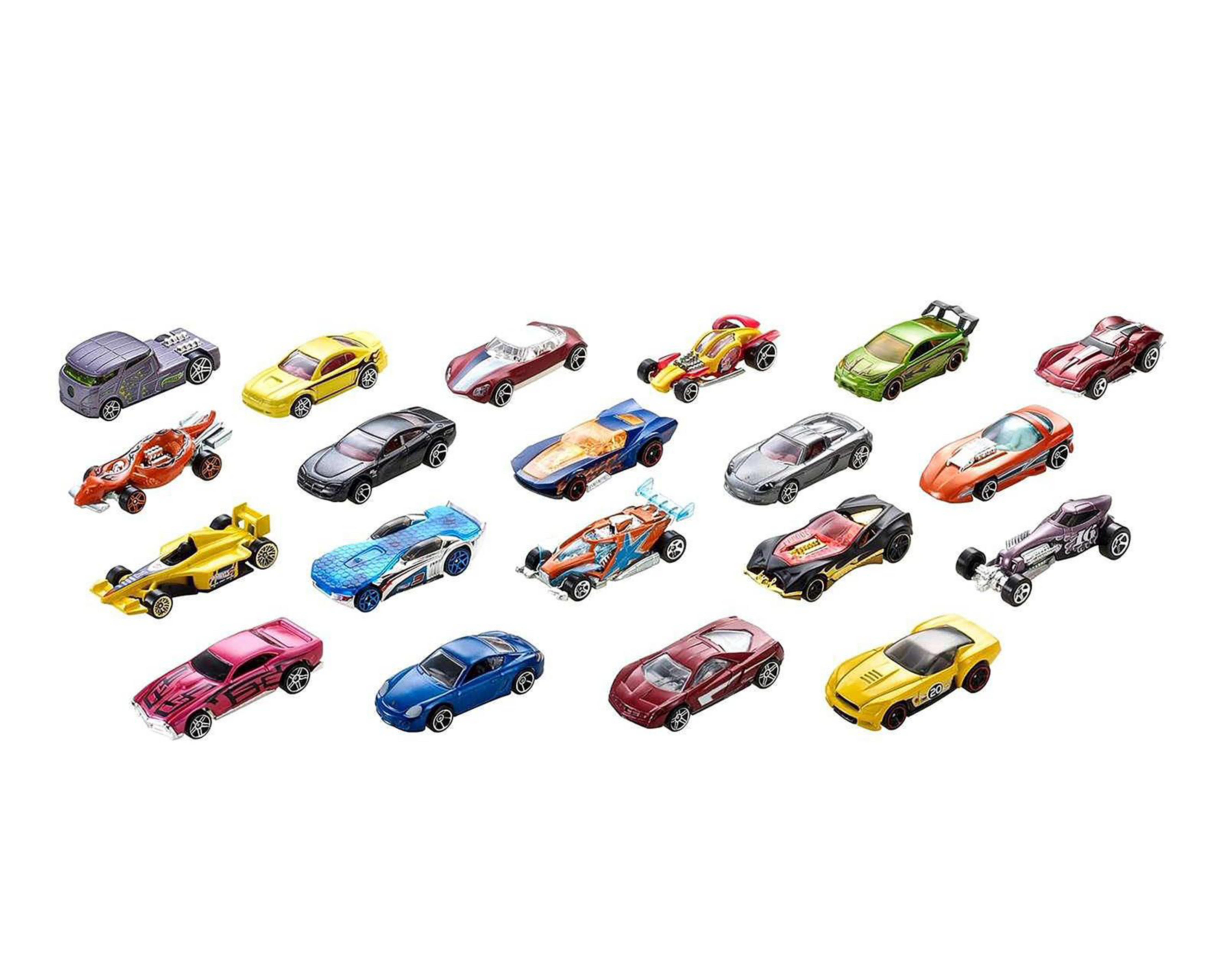 Carros Hot Wheels 20 piezas