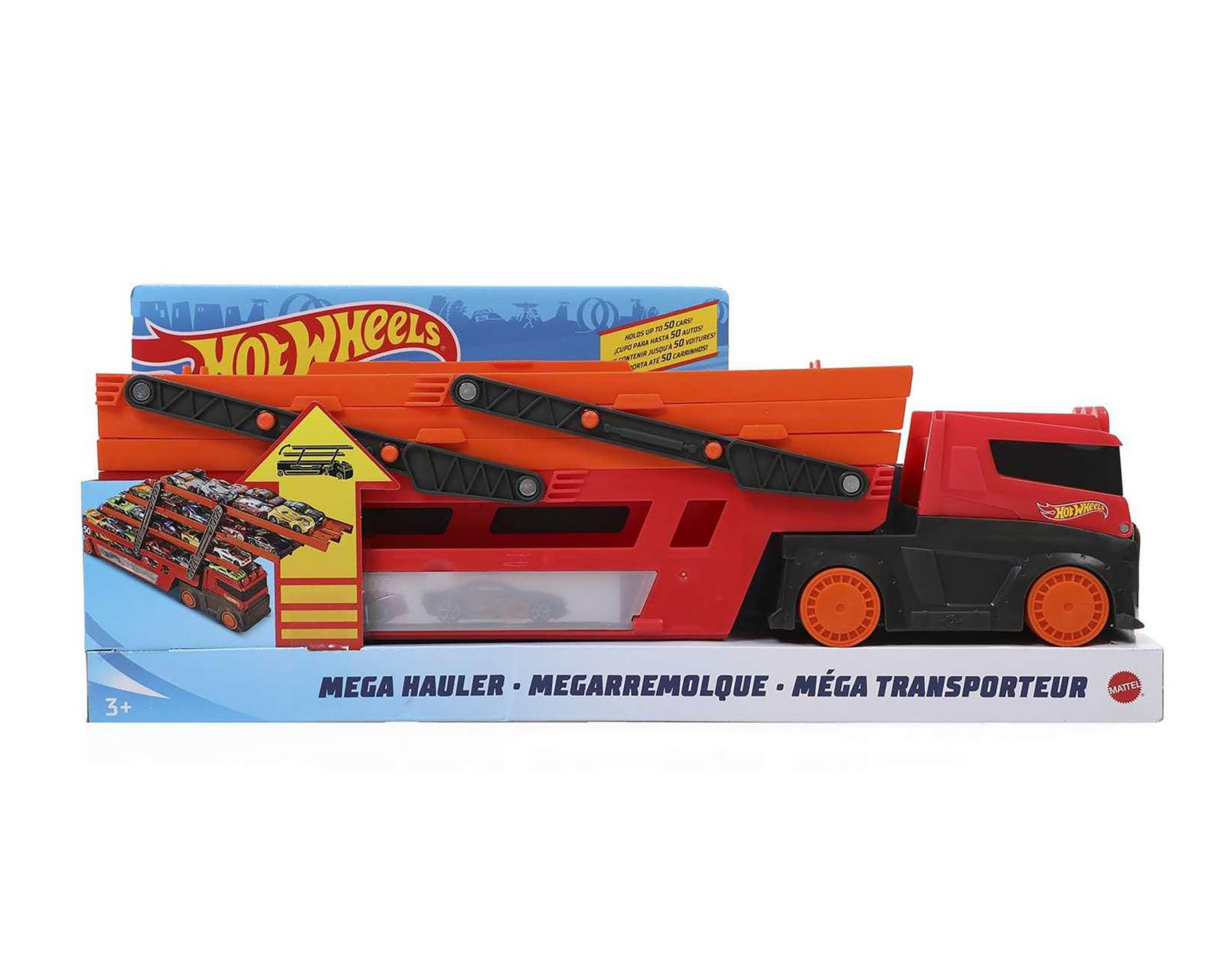 Foto 9 pulgar | Megarremolque Hot Wheels