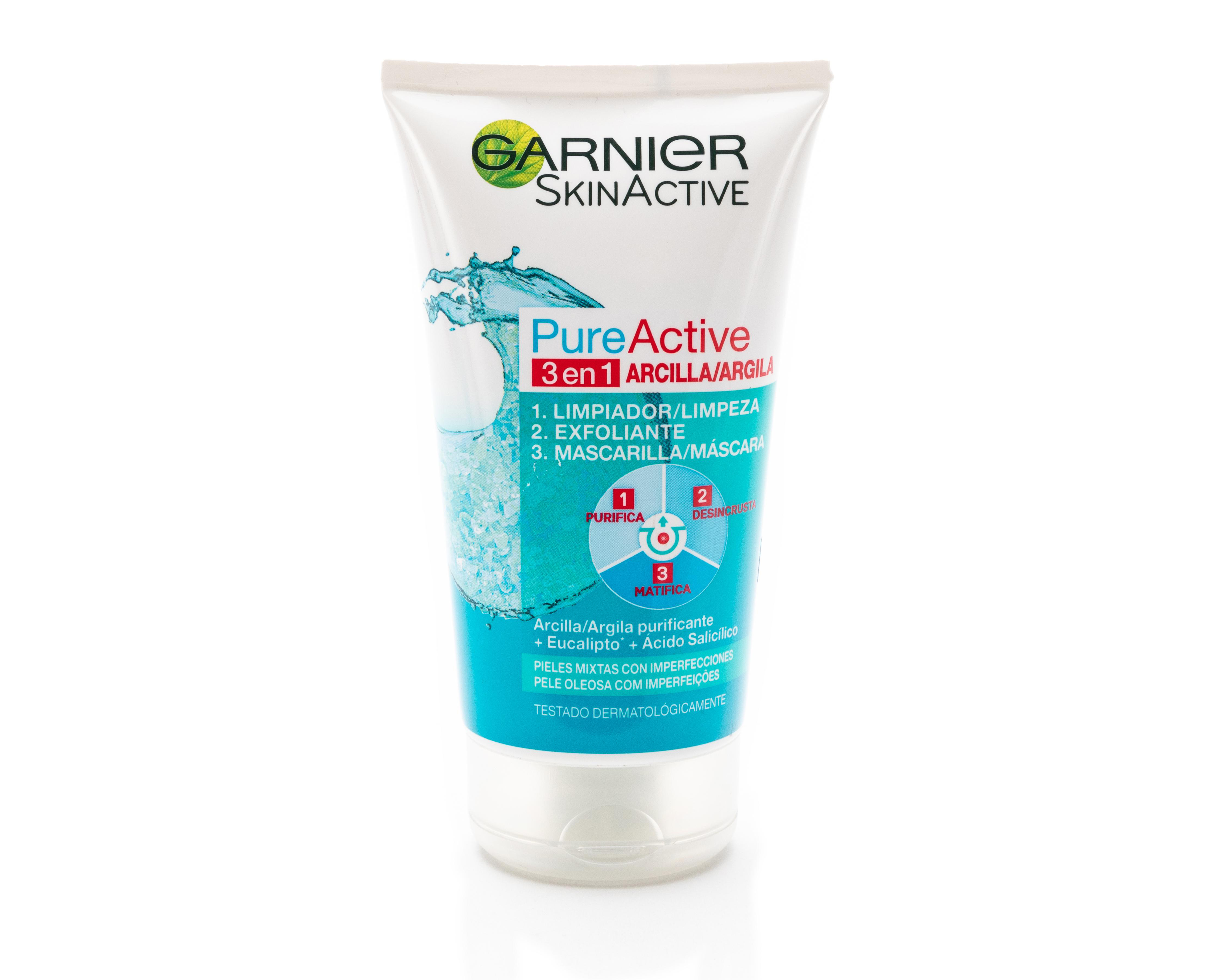 Foto 2 pulgar | Limpiador Facial Garnier Skin Active PureActive 3 en 1