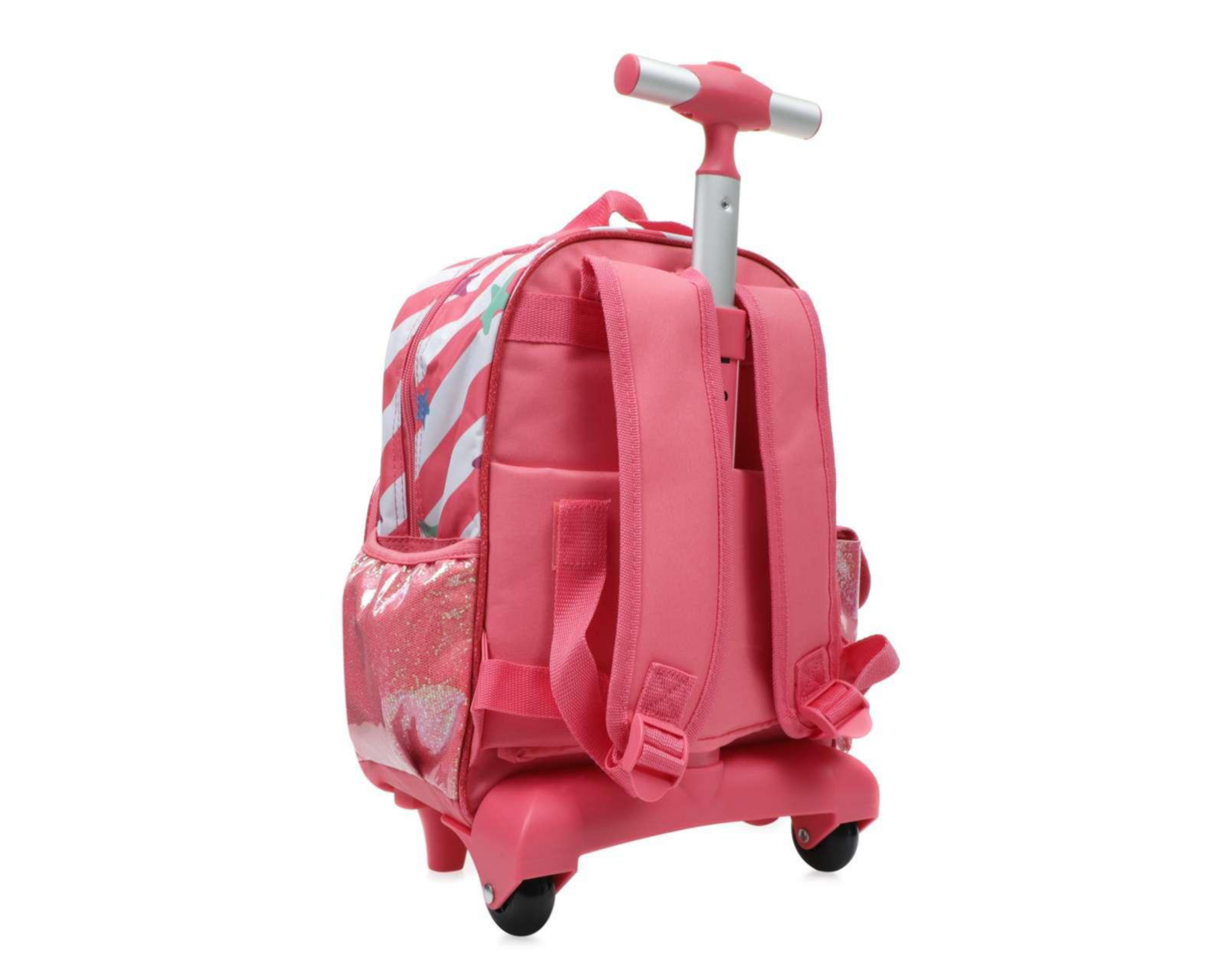 Foto 3 pulgar | Mochila con Ruedas Disney Rosa