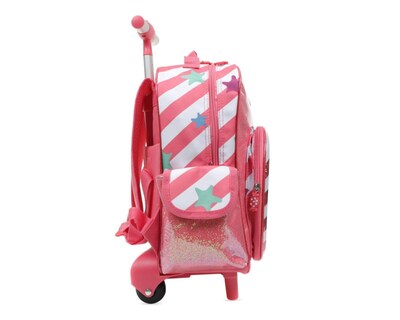 Foto 3 | Mochila con Ruedas Disney Rosa
