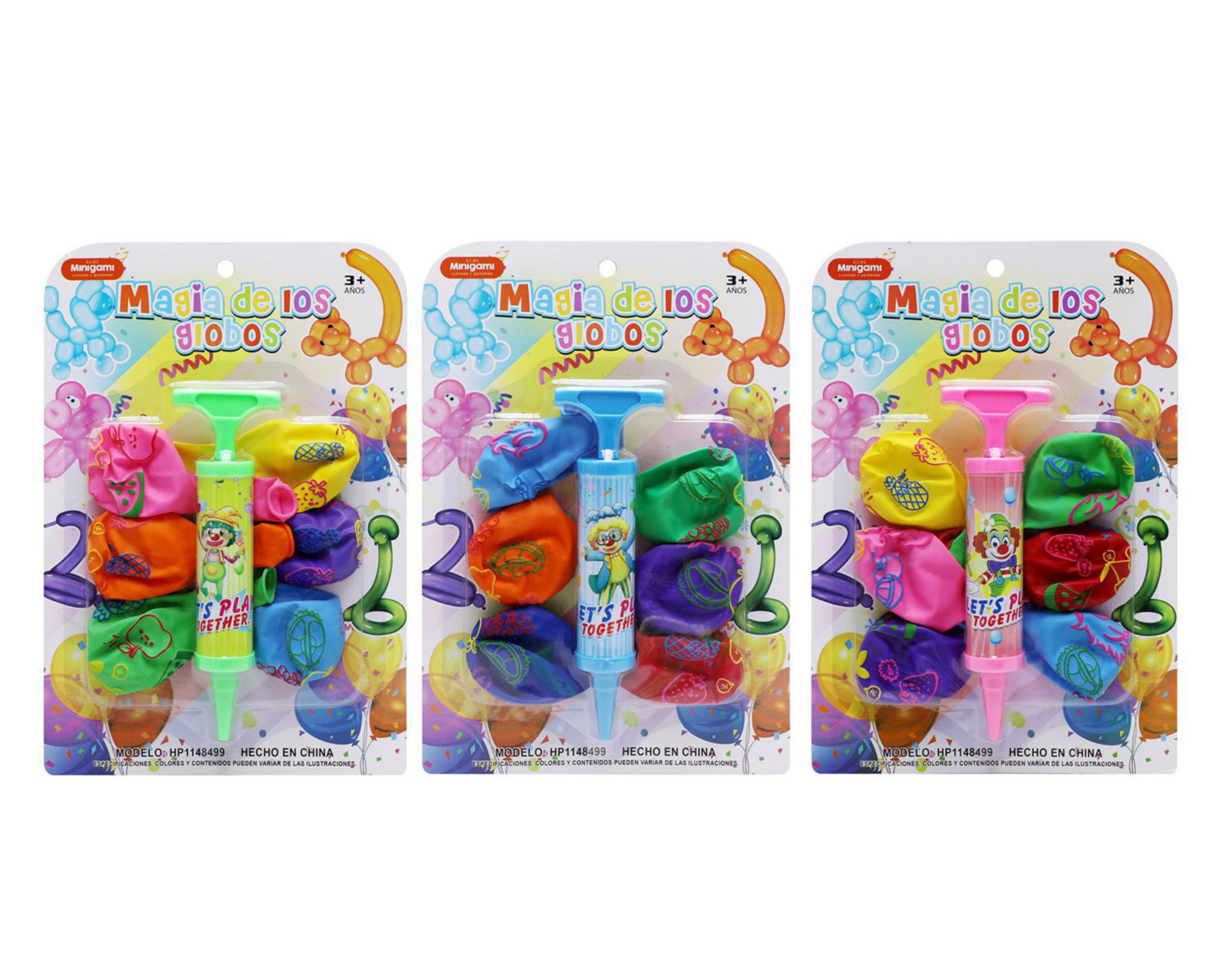 Foto 5 pulgar | Inflador de globos Minigami con 6 globos