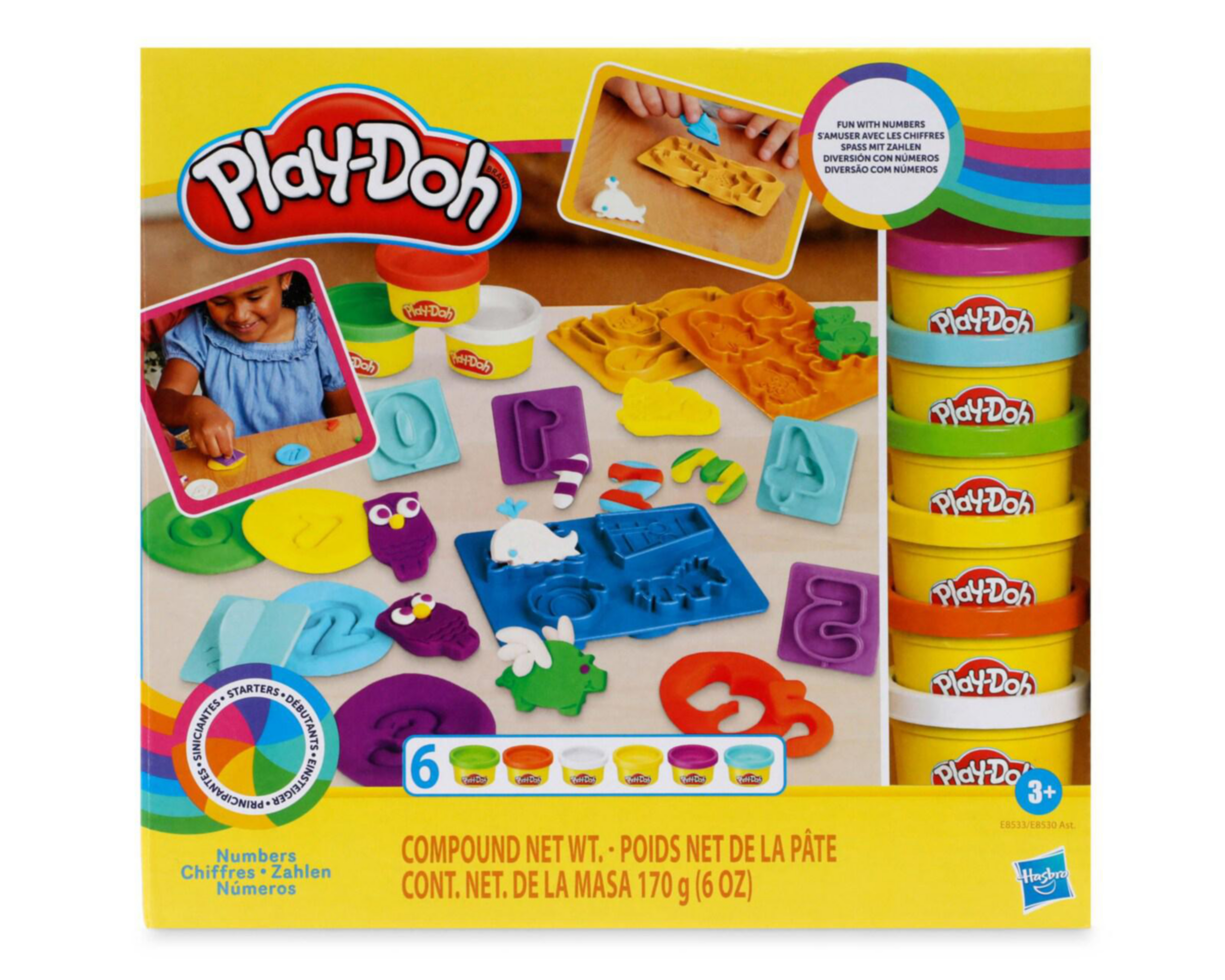 Plastilina Play-Doh Números 6 Piezas