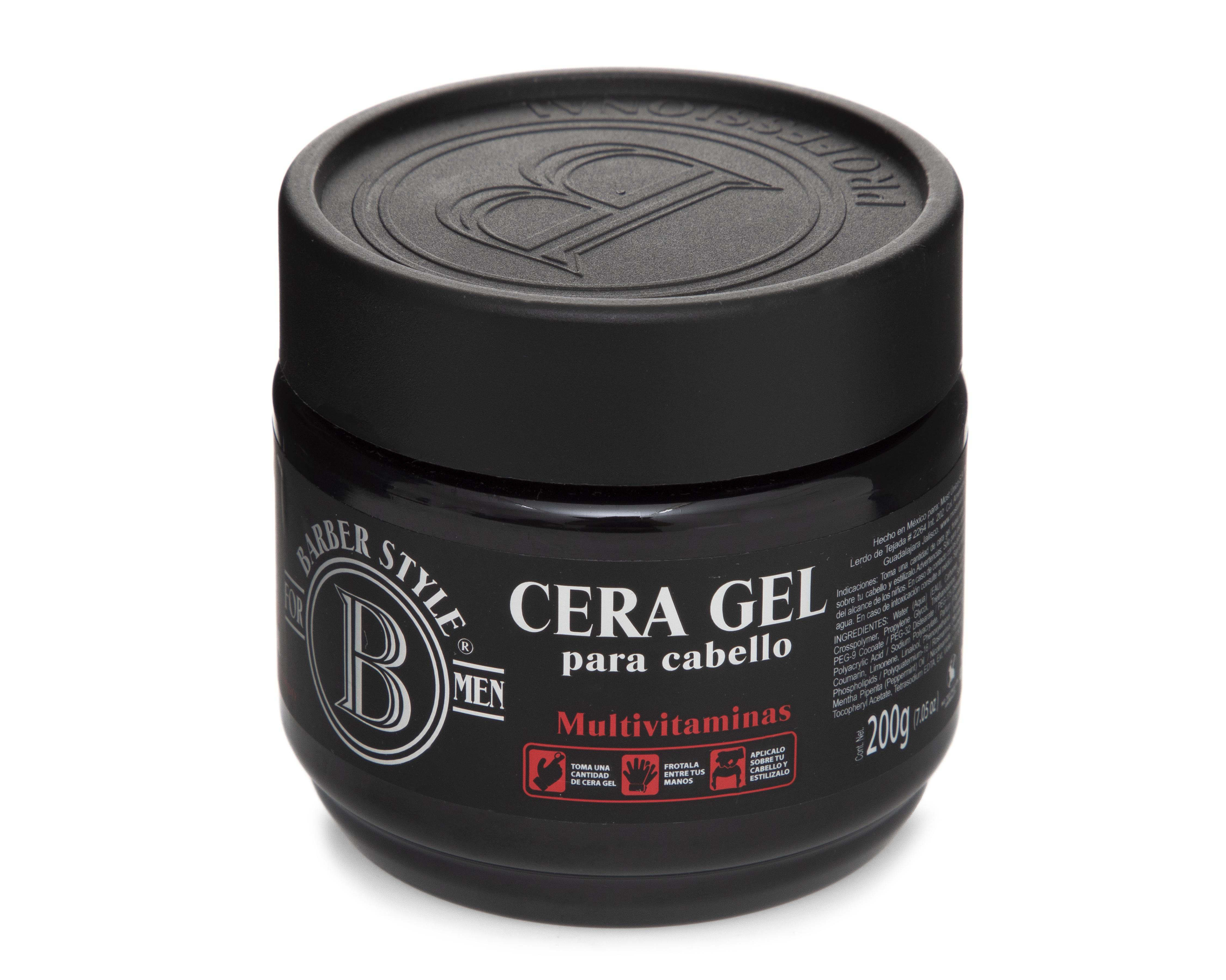 Foto 3 pulgar | Cera para Cabello Barber Style Multivitaminas 200 g