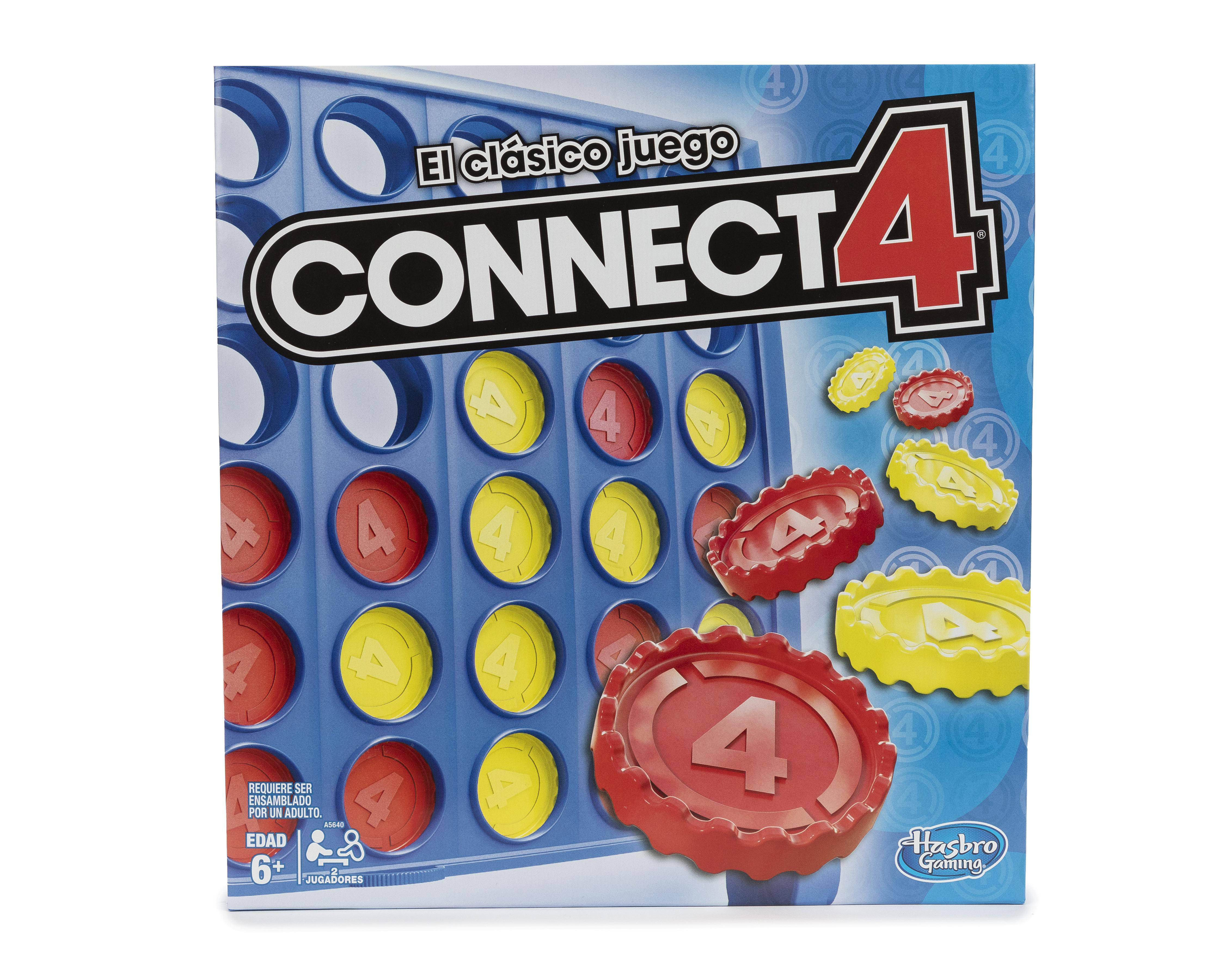 Foto 2 pulgar | Juego de Mesa Connect 4 Hasbro