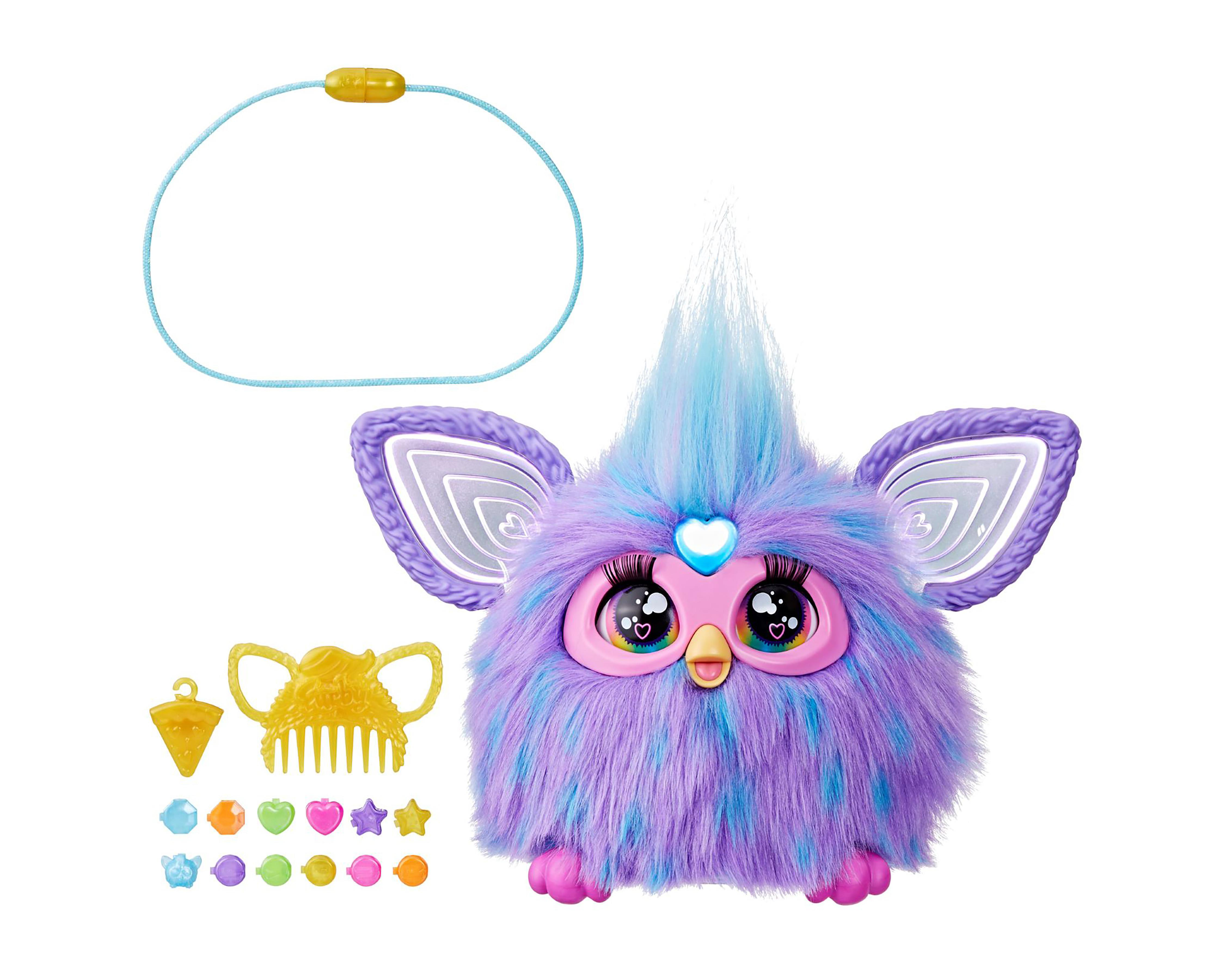 Foto 4 pulgar | Furby Hasbro Morado con Accesorios