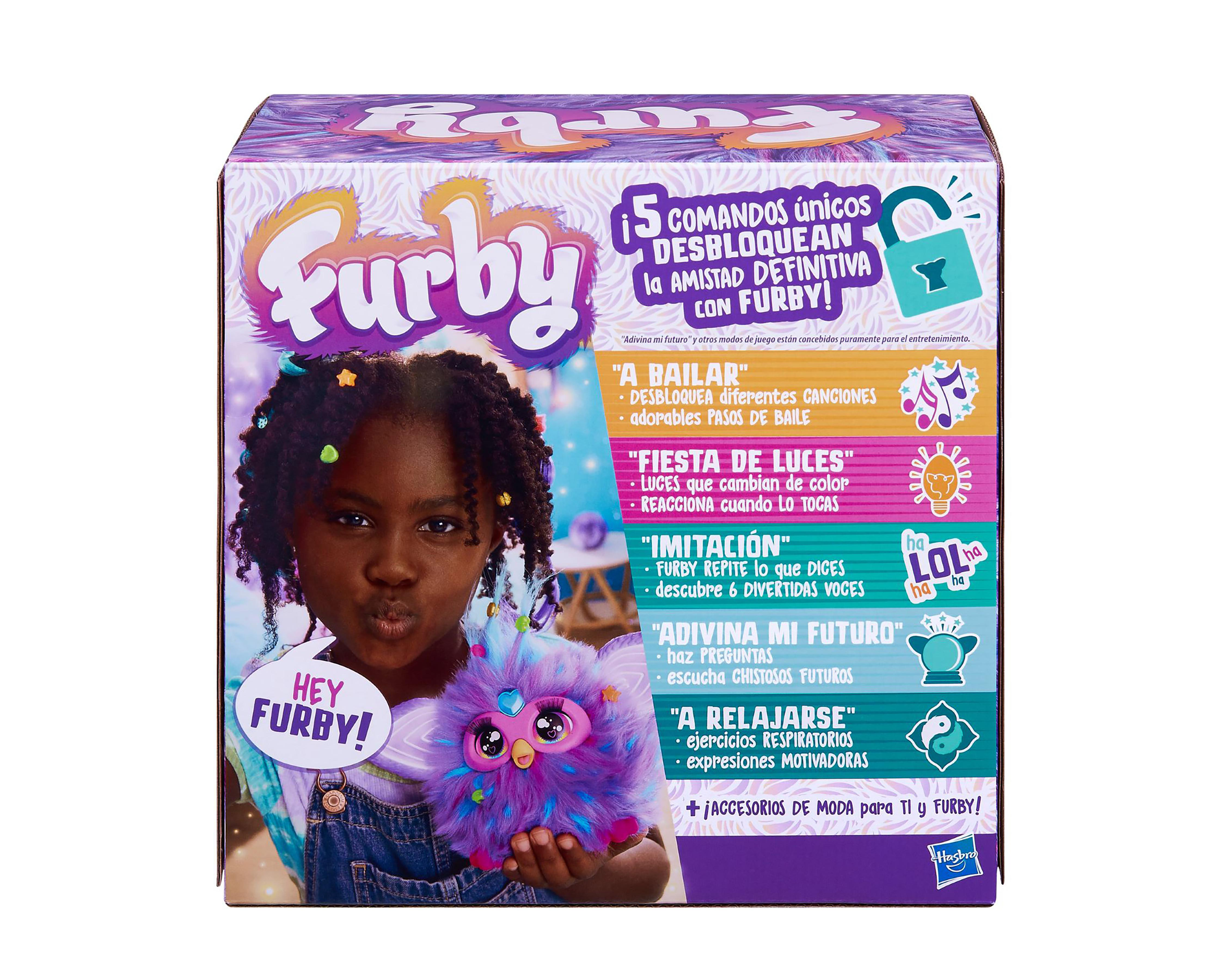 Foto 6 pulgar | Furby Hasbro Morado con Accesorios