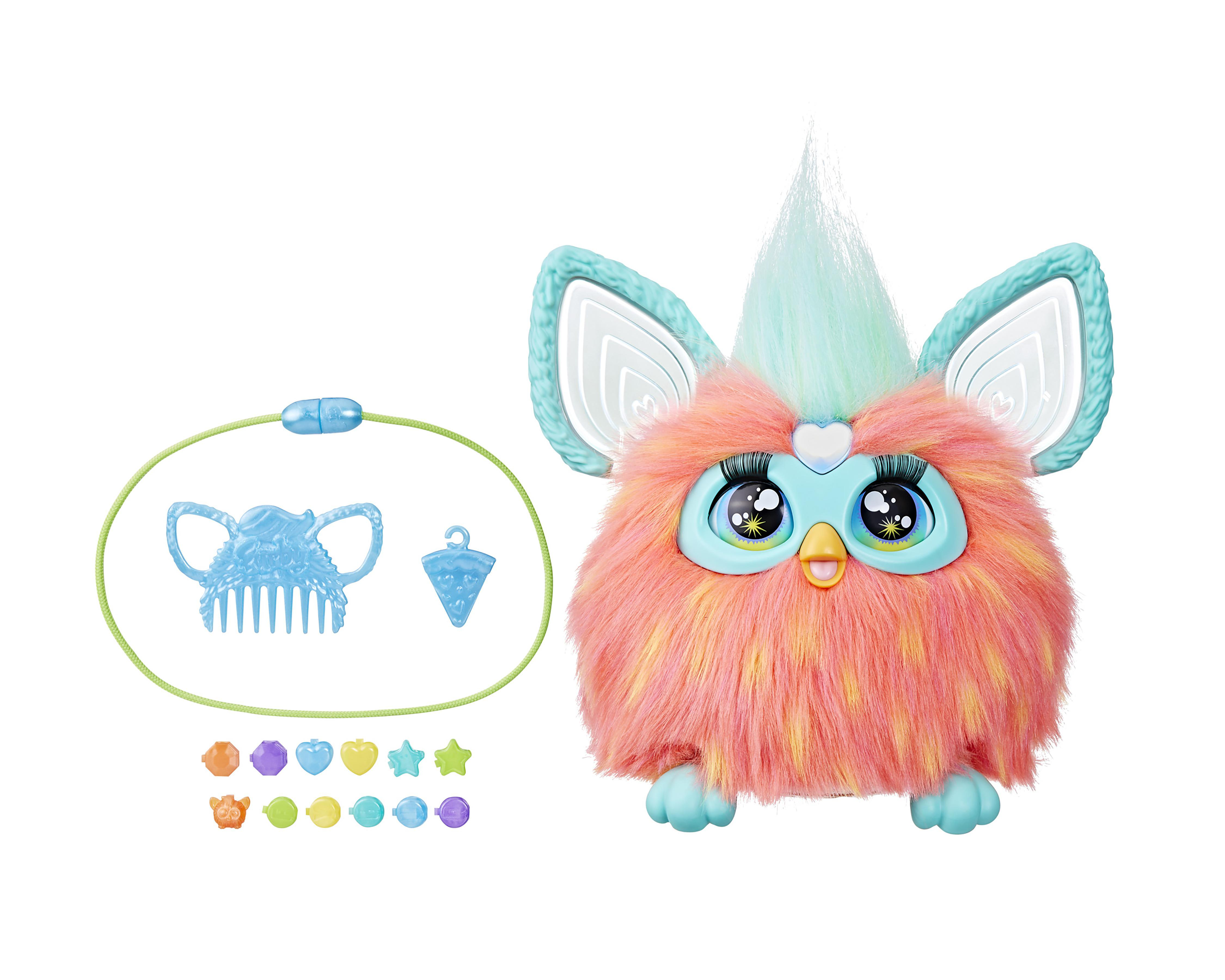 Foto 4 pulgar | Furby Hasbro Coral con Accesorios