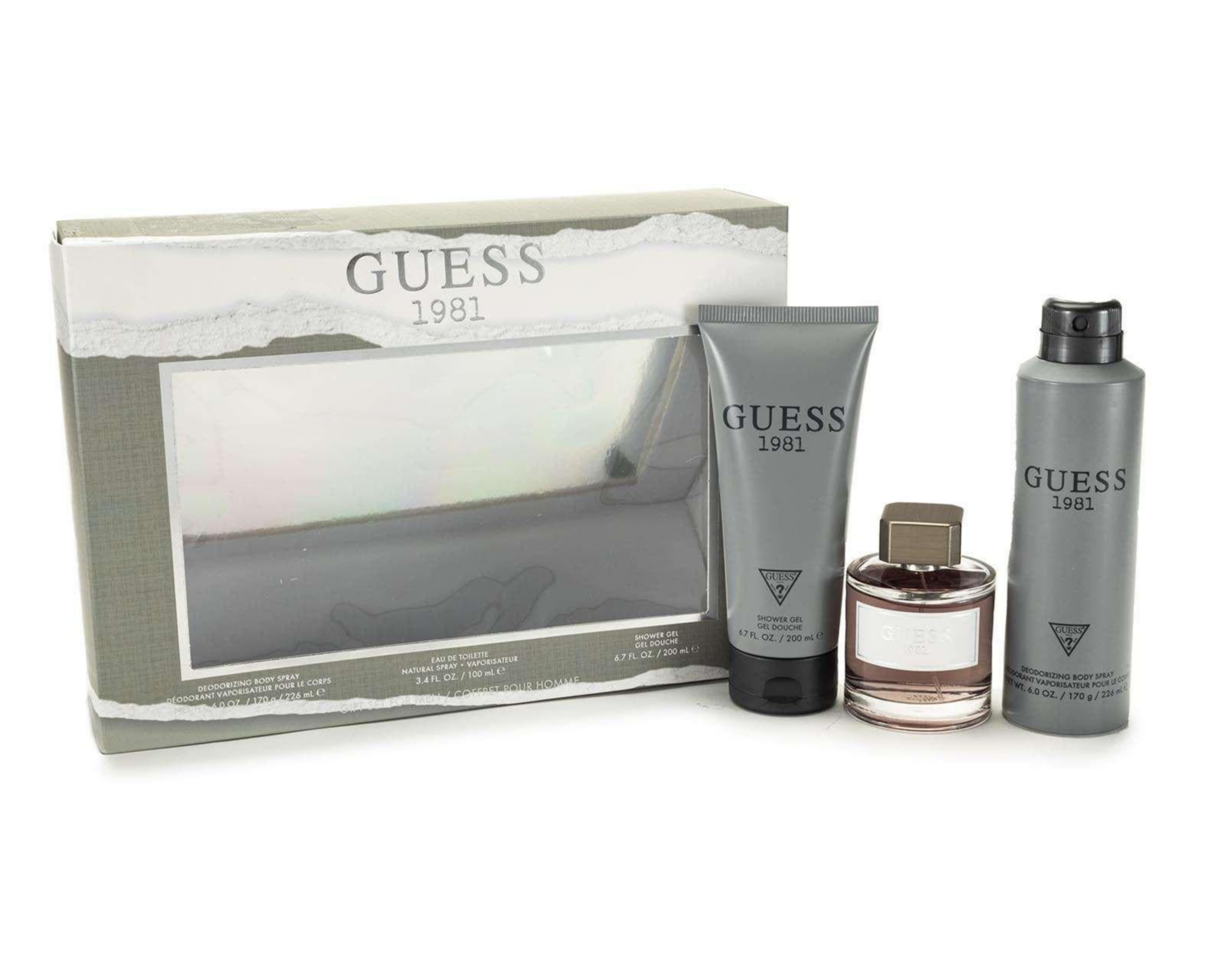 Estuche para Hombre Guess 1981 3 Piezas