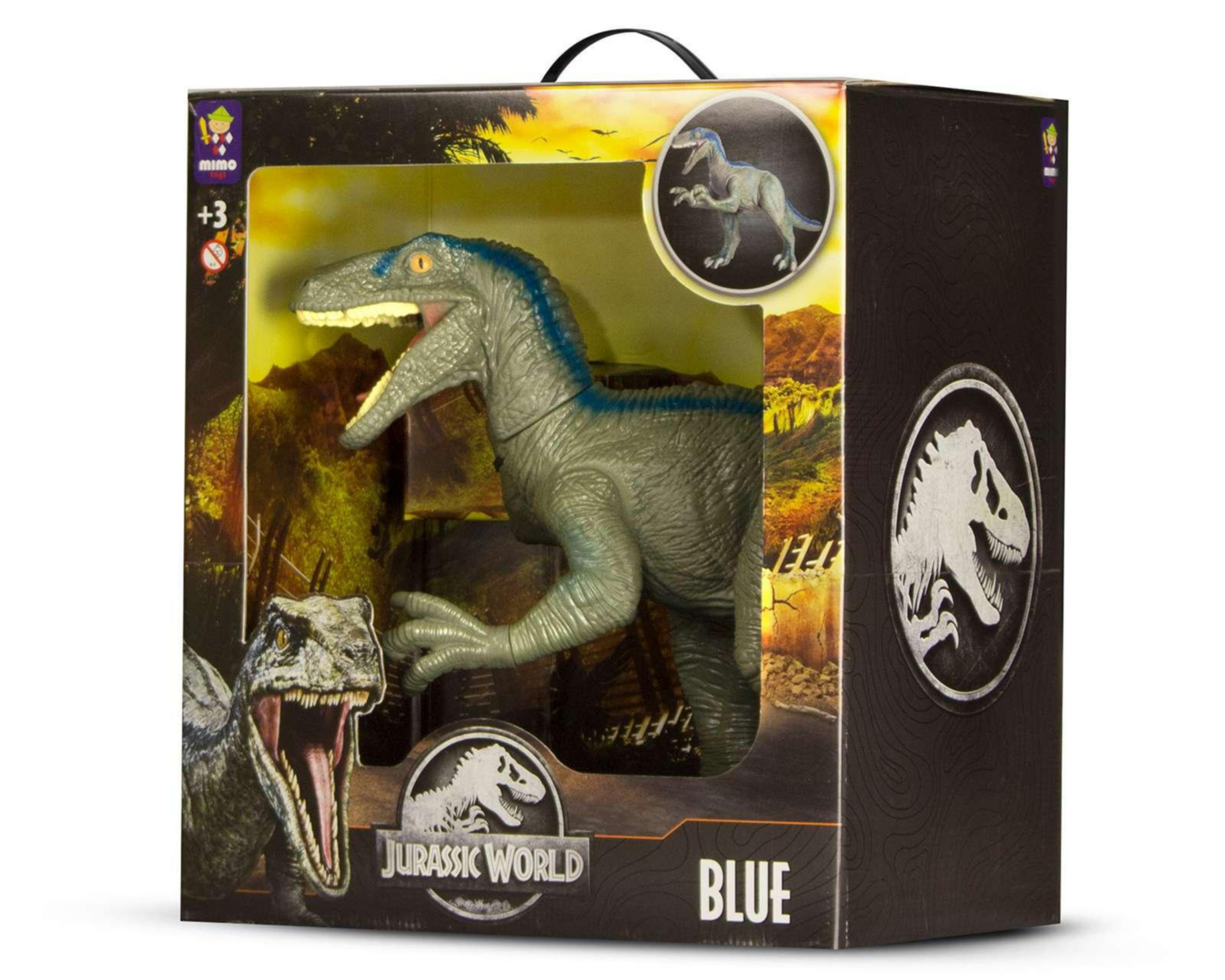 Foto 5 pulgar | Dinosaurio Jurassic World Blue