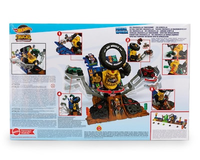 Foto 7 | Pista Hot Wheels Monster Trucks Mega Wrex vs Gorzilla