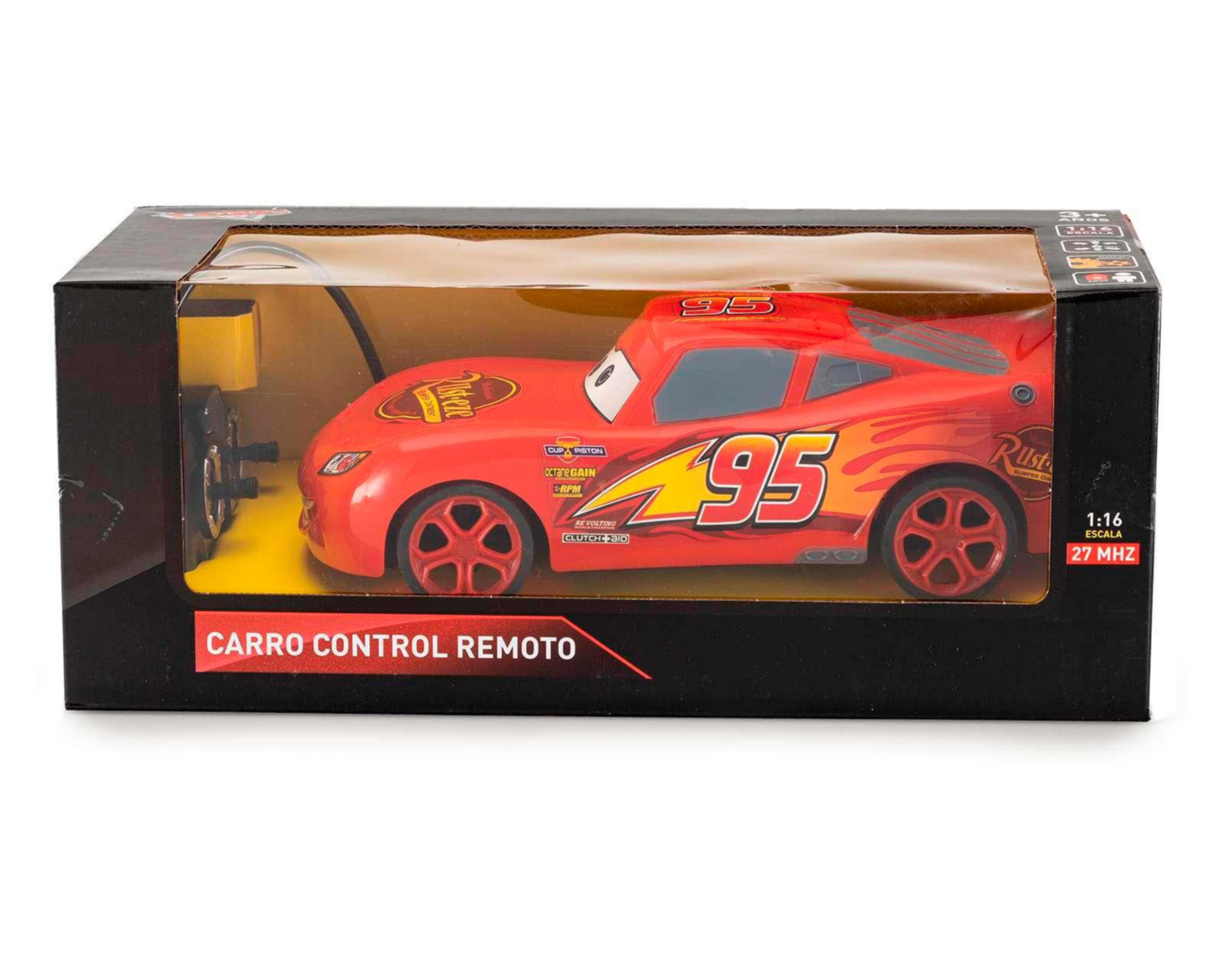 Foto 5 | Carro a Control Remoto Disney Rayo McQueen