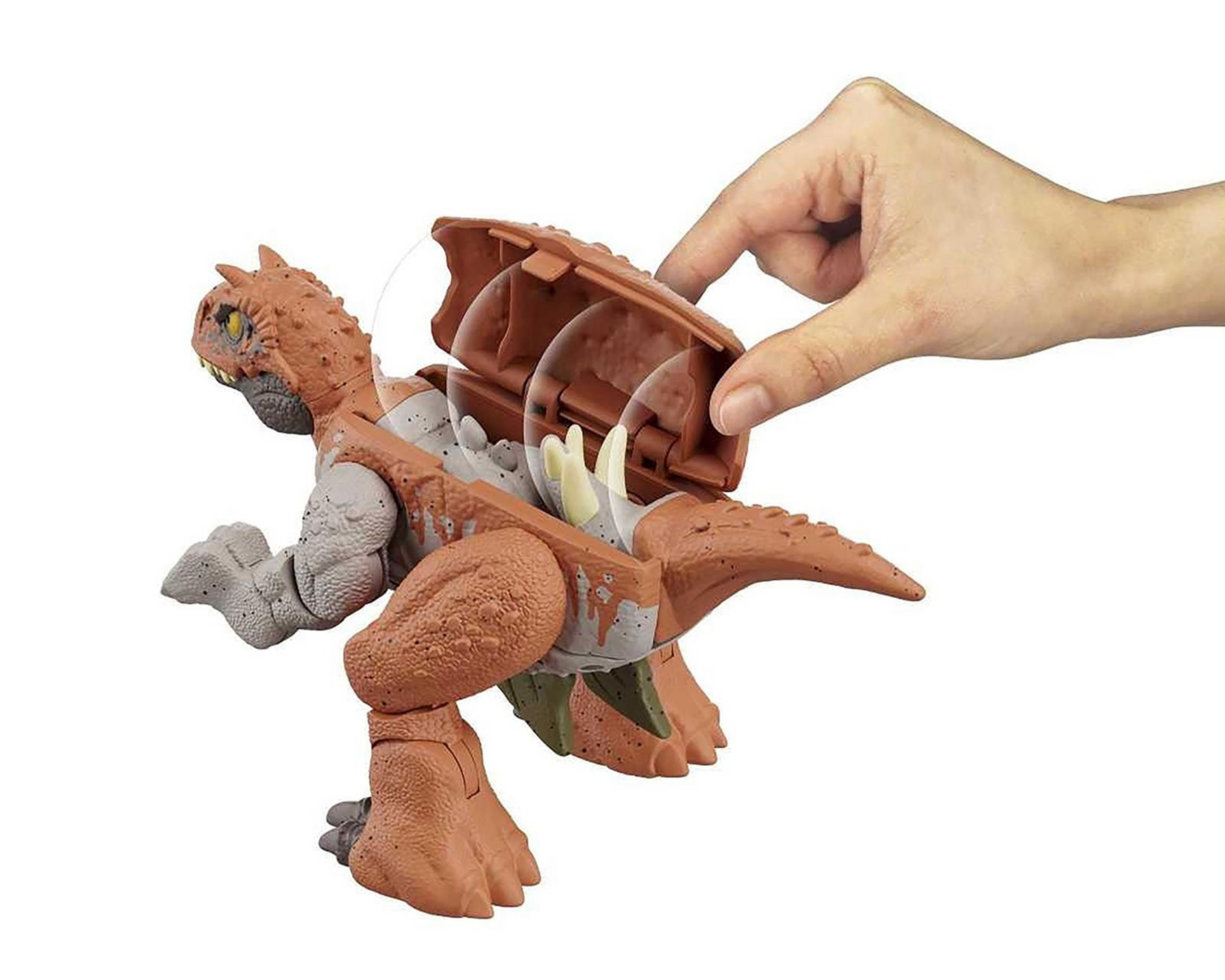 Foto 4 pulgar | Tyrannosaurus Rex & Ankylosaurus Jurassic World Fierce Changers