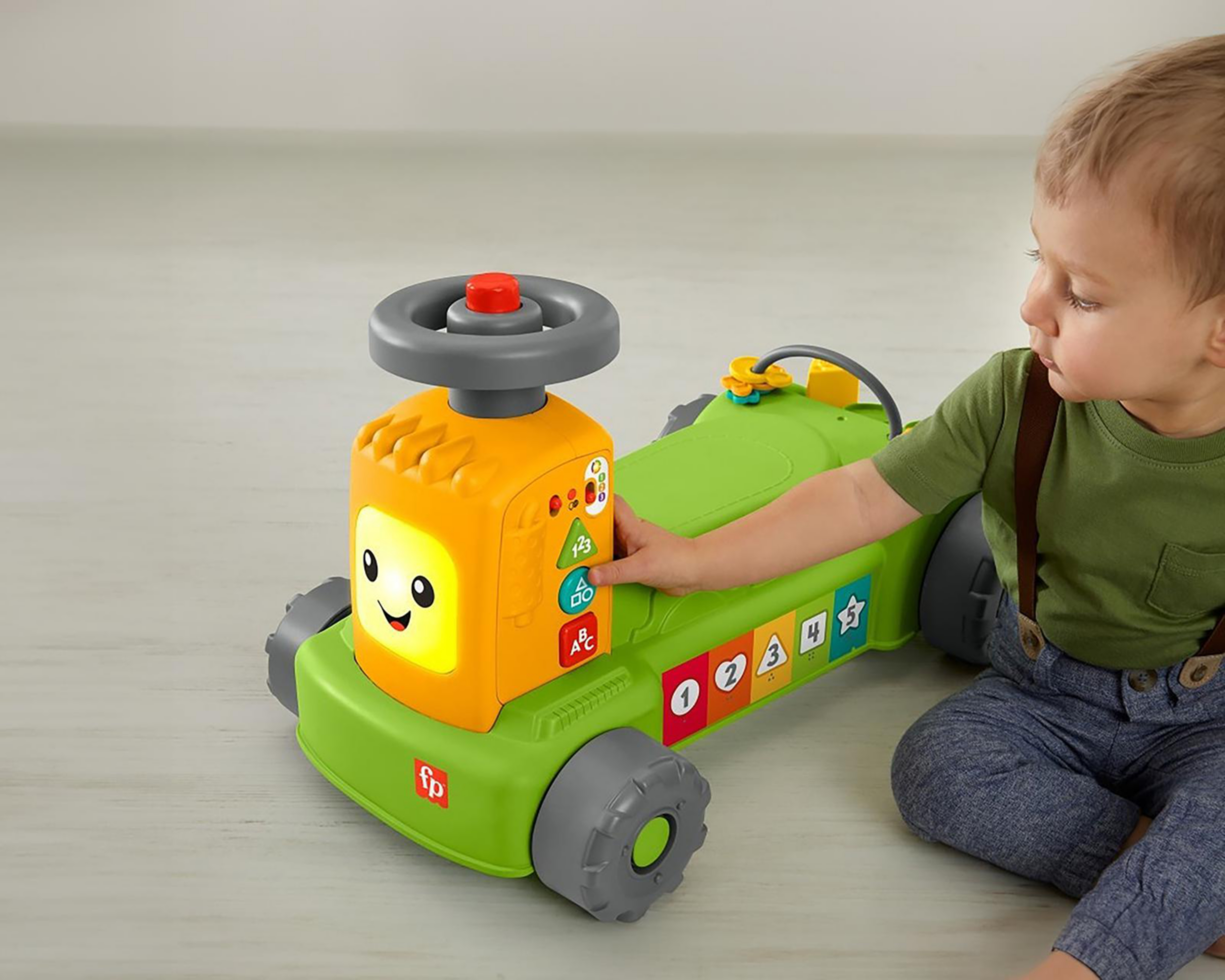 Foto 4 pulgar | Montable Fisher-Price Tractor de Aprendizaje 4 en 1