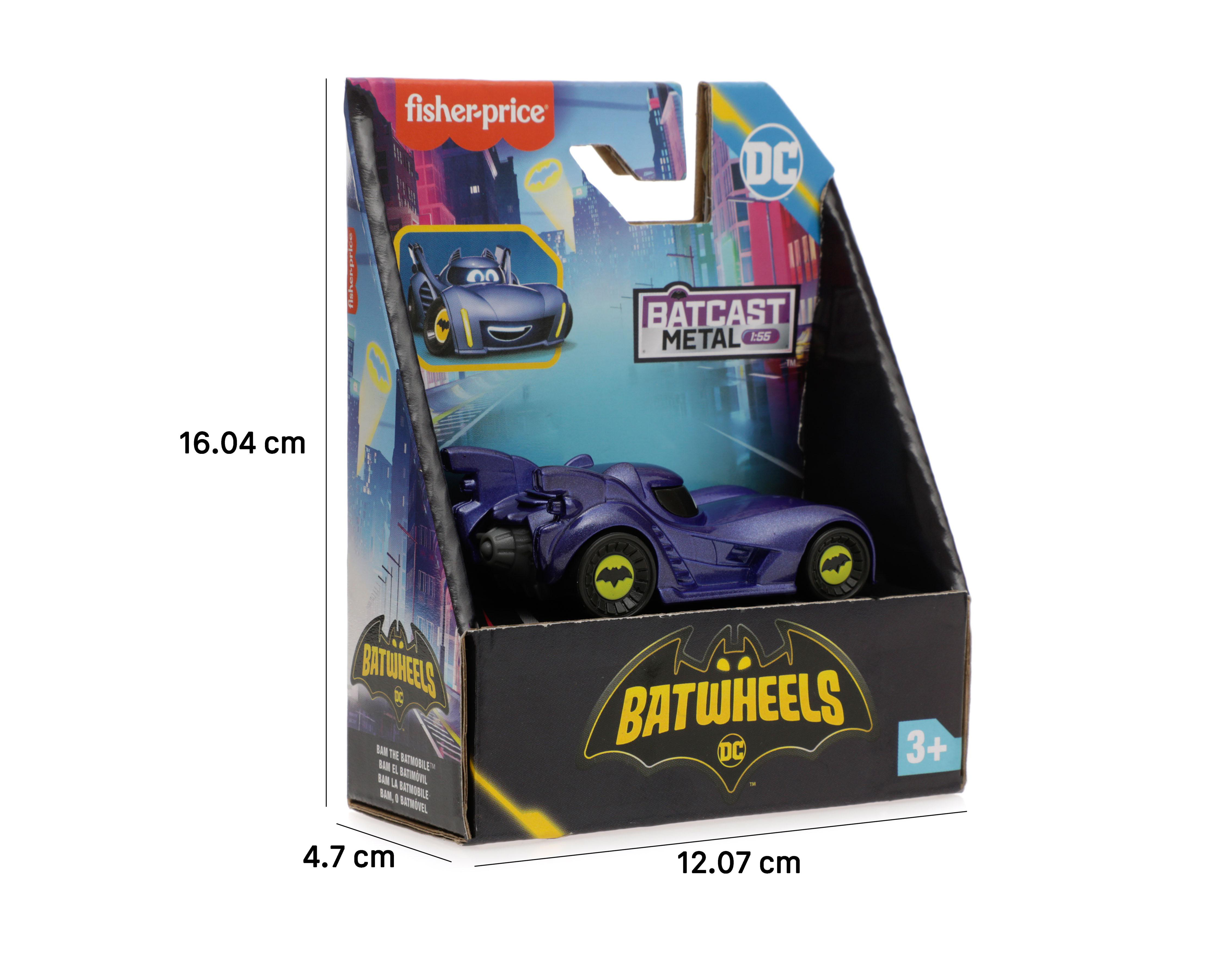 Foto 7 pulgar | Bam el Batimovil Fisher Price Batwheels