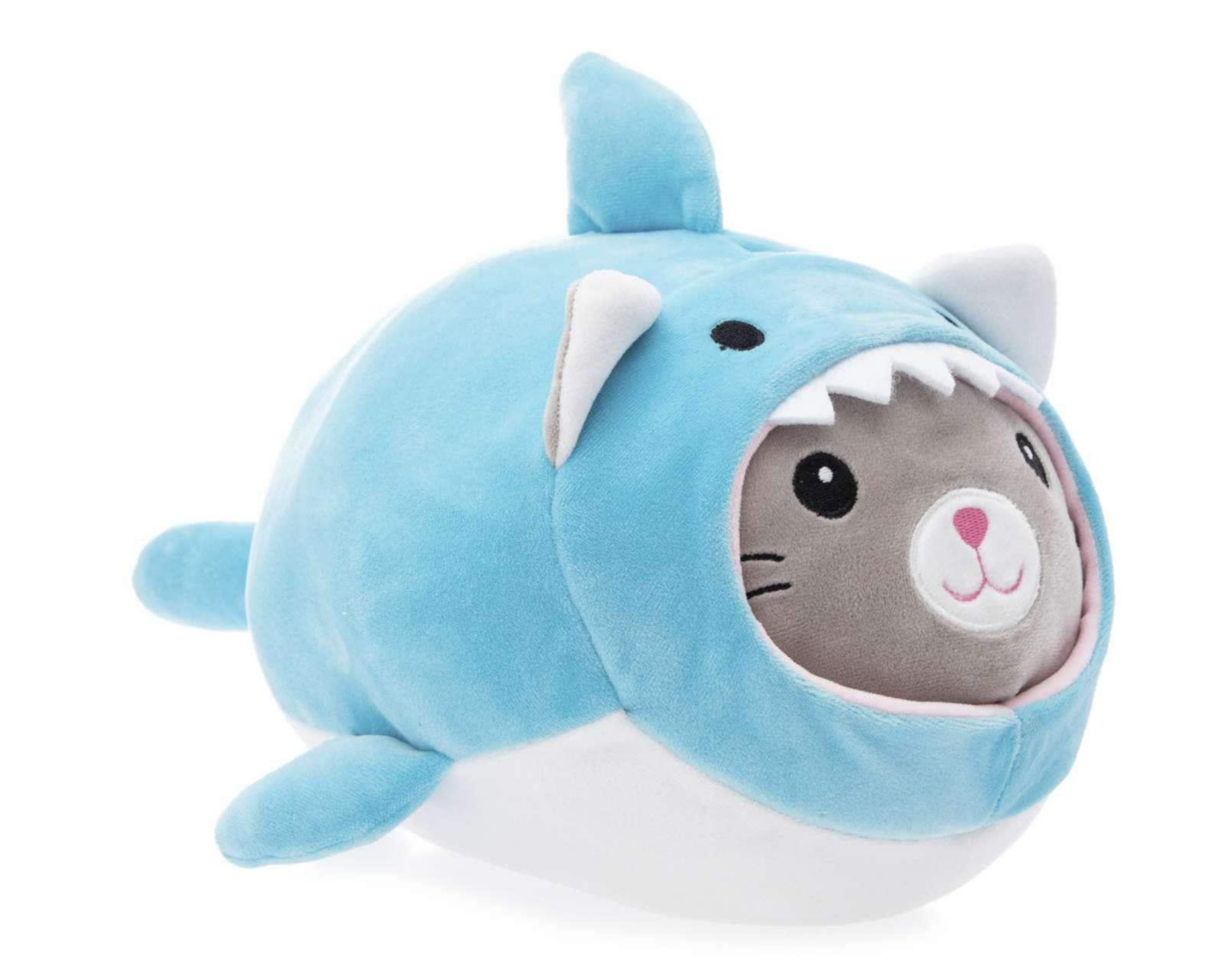 Foto 3 pulgar | Peluche Linzy de Gato con Disfraz de Tiburón