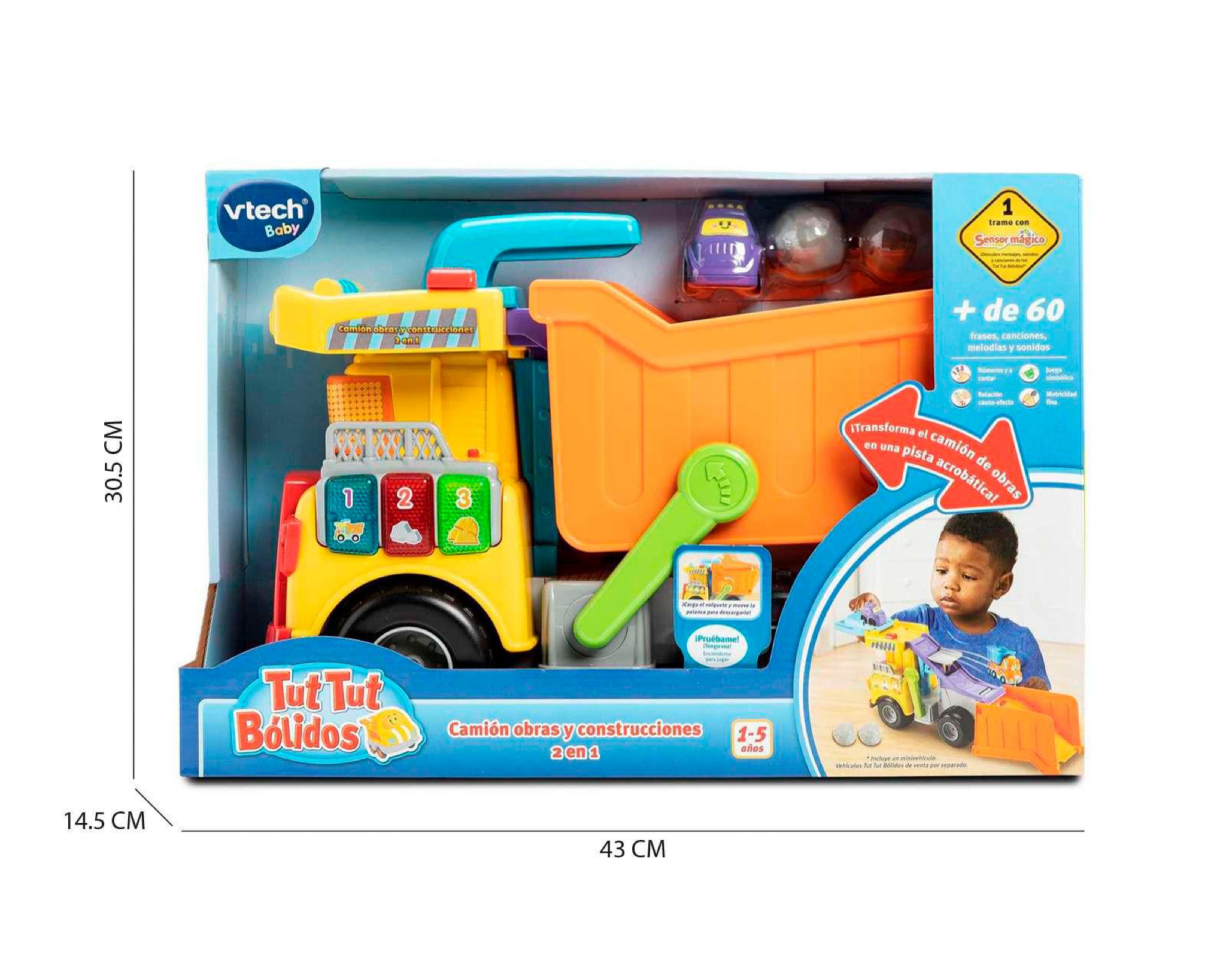 Foto 5 pulgar | Vehículo de Construcción Vtech Baby con Accesorios