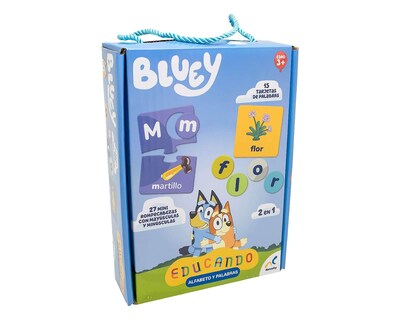 Foto 2 | Juego Educativo Alfabeto y Palabras Bluey