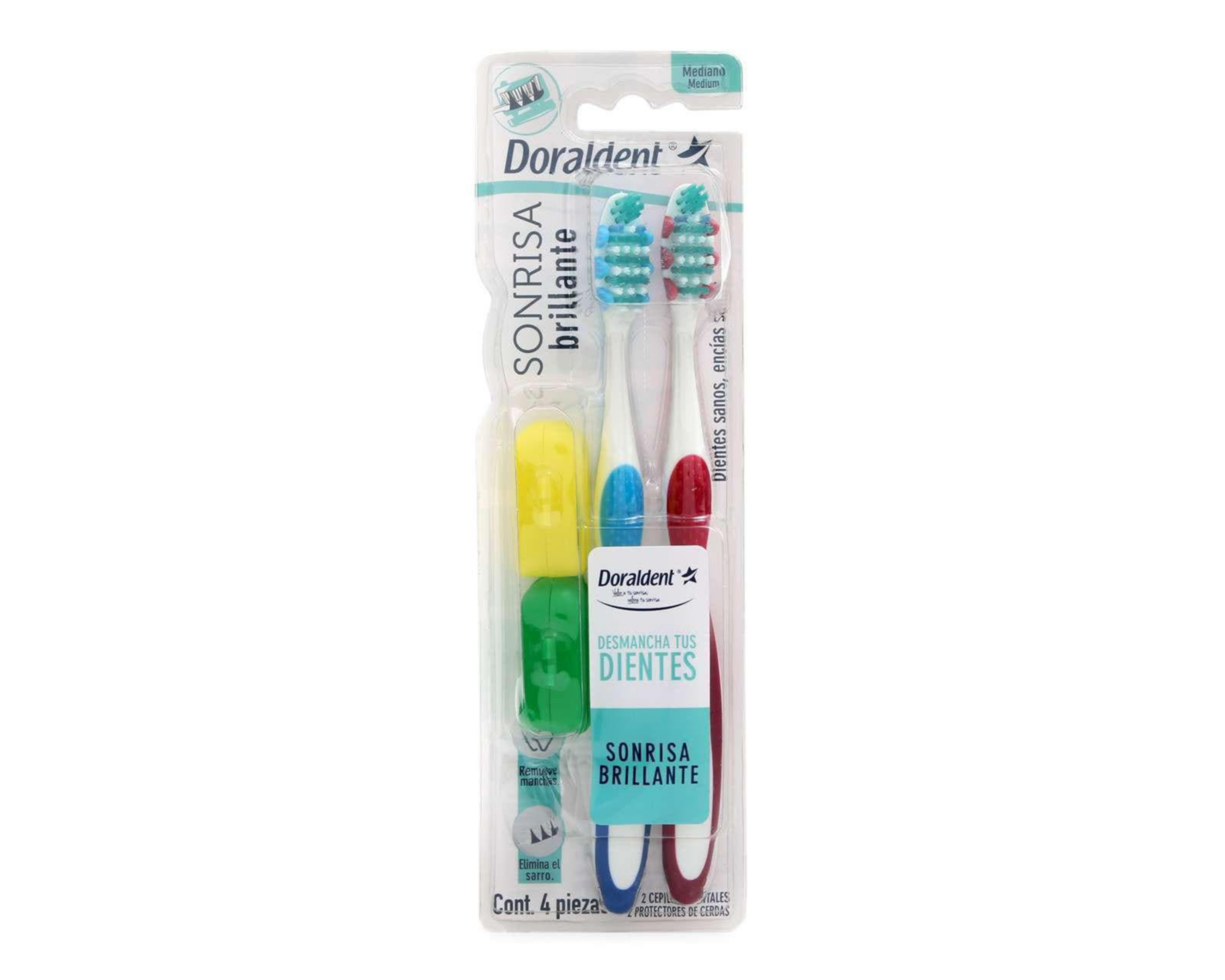 Cepillo Dental Doraldent 4 piezas $39