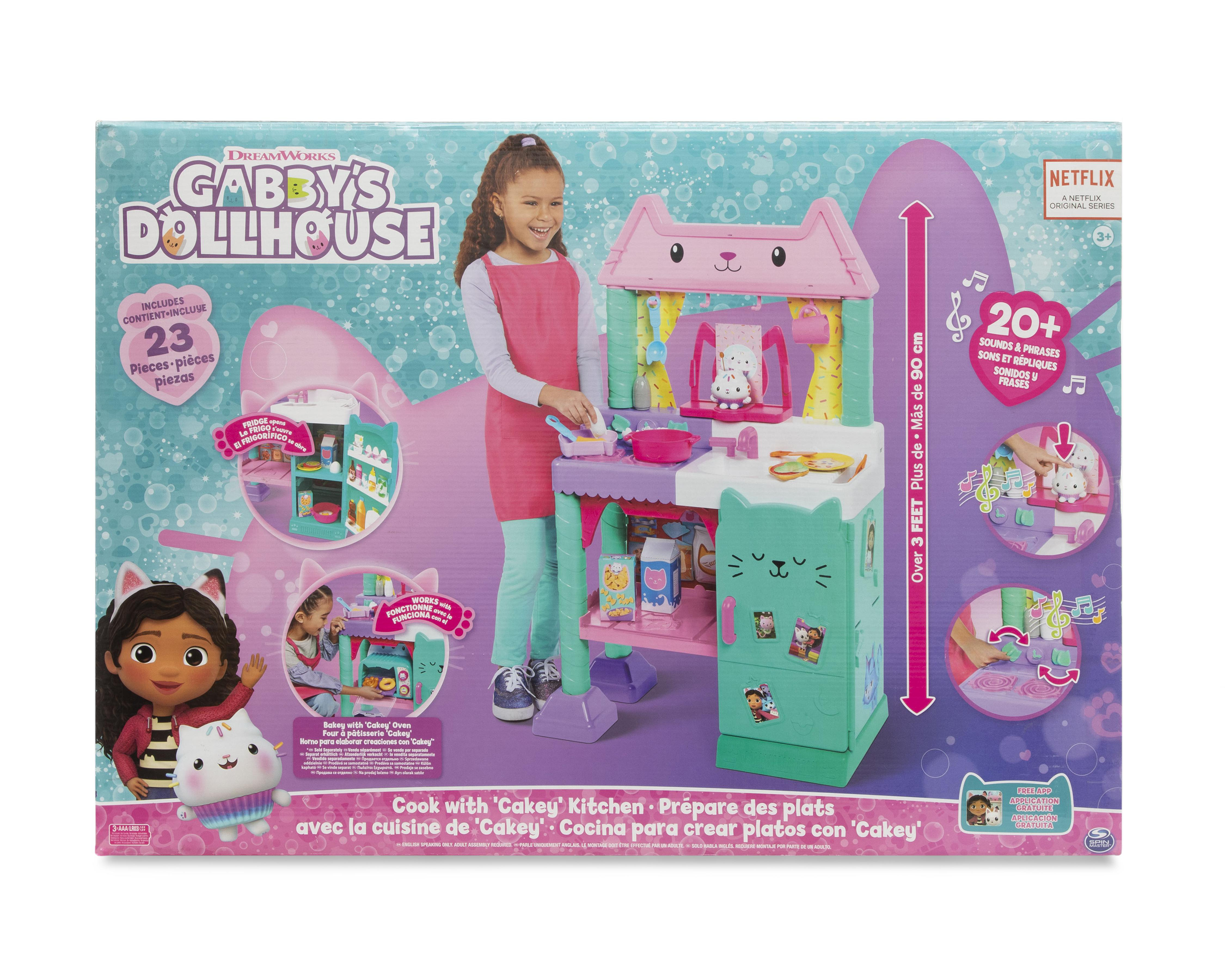 Foto 6 pulgar | Cocina para Crear Platos con Cakey Spin Master Gabby's Dollhouse