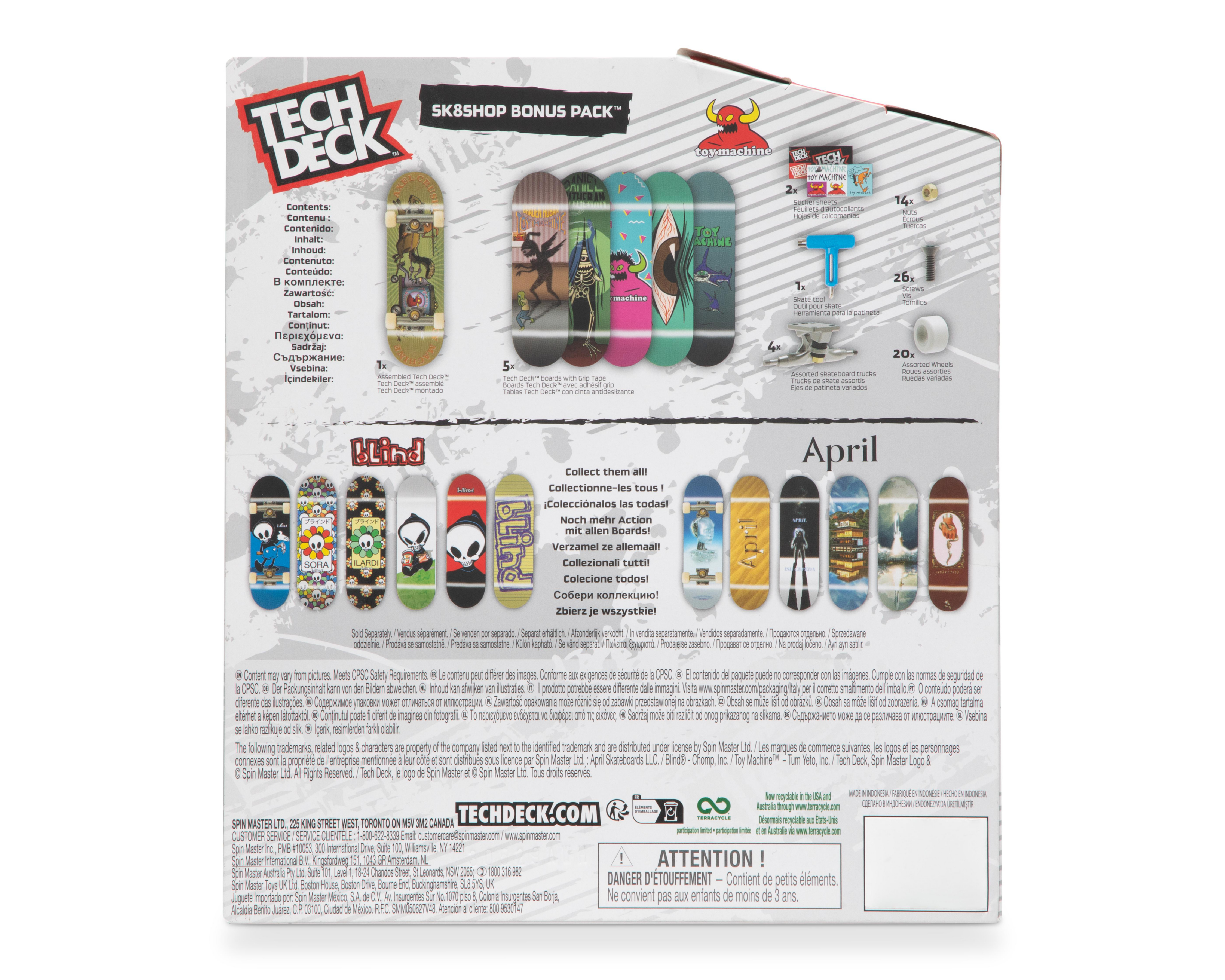 Foto 5 | Patinetas para Dedos Tech Deck Sk8shop Bonus Pack con Accesorios