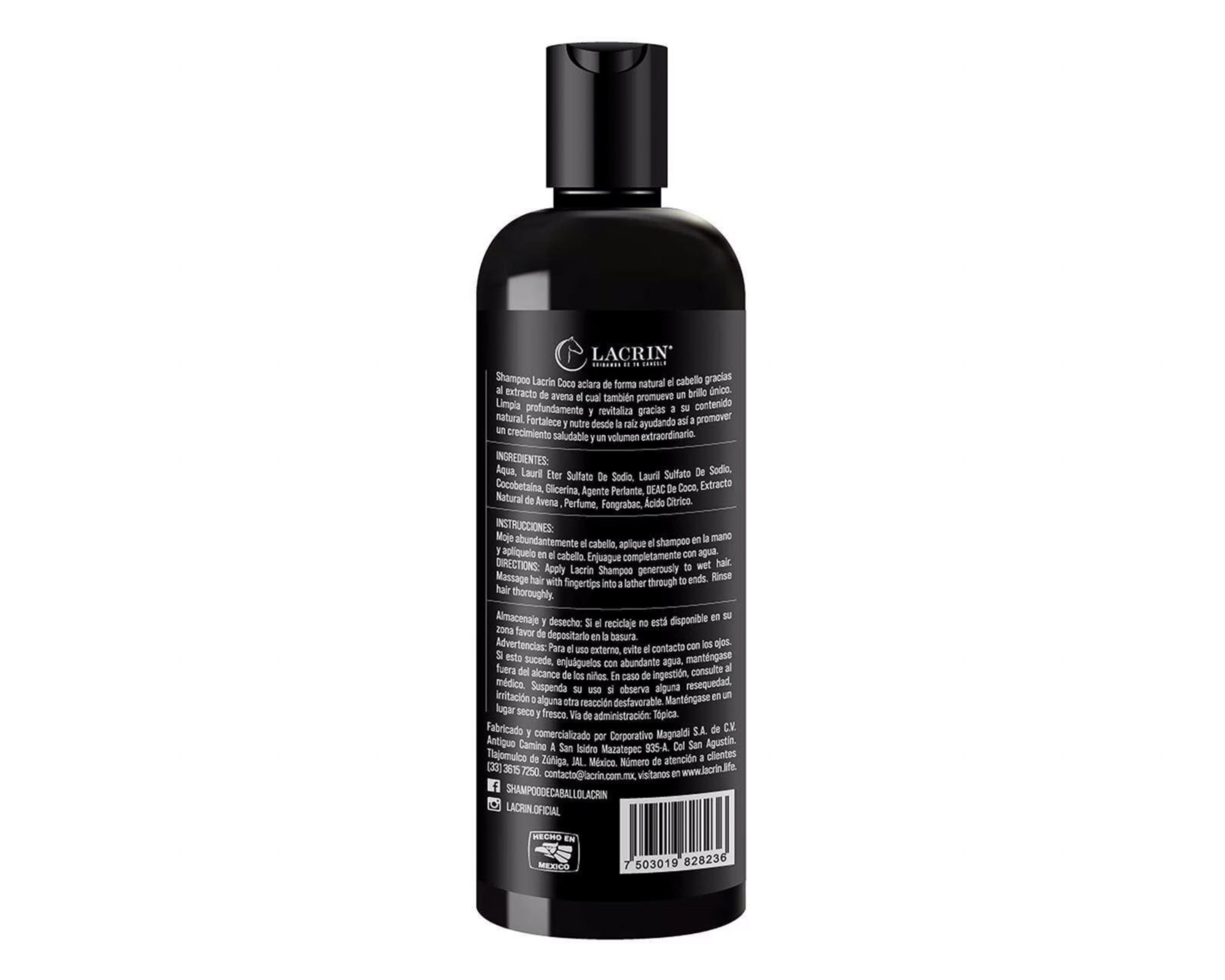 Foto 3 pulgar | Shampoo Lacrin Tonos Claros 500 ml