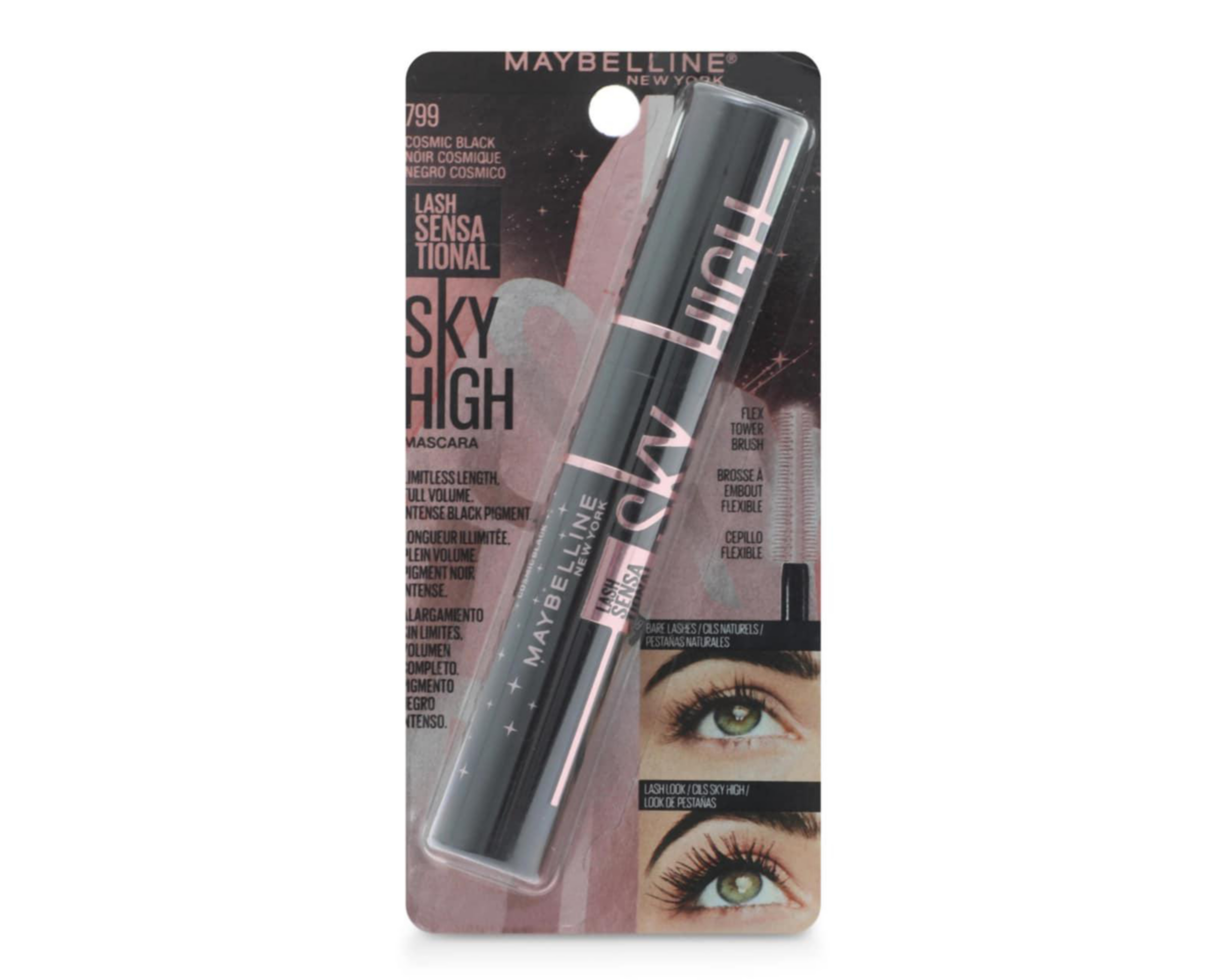 Máscara para Pestañas Maybelline Sky High Cosmic Black