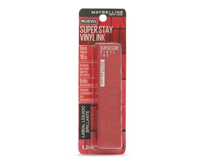 Foto 4 | Labial Líquido Maybelline SuperStay Vinil Ink Red Hot