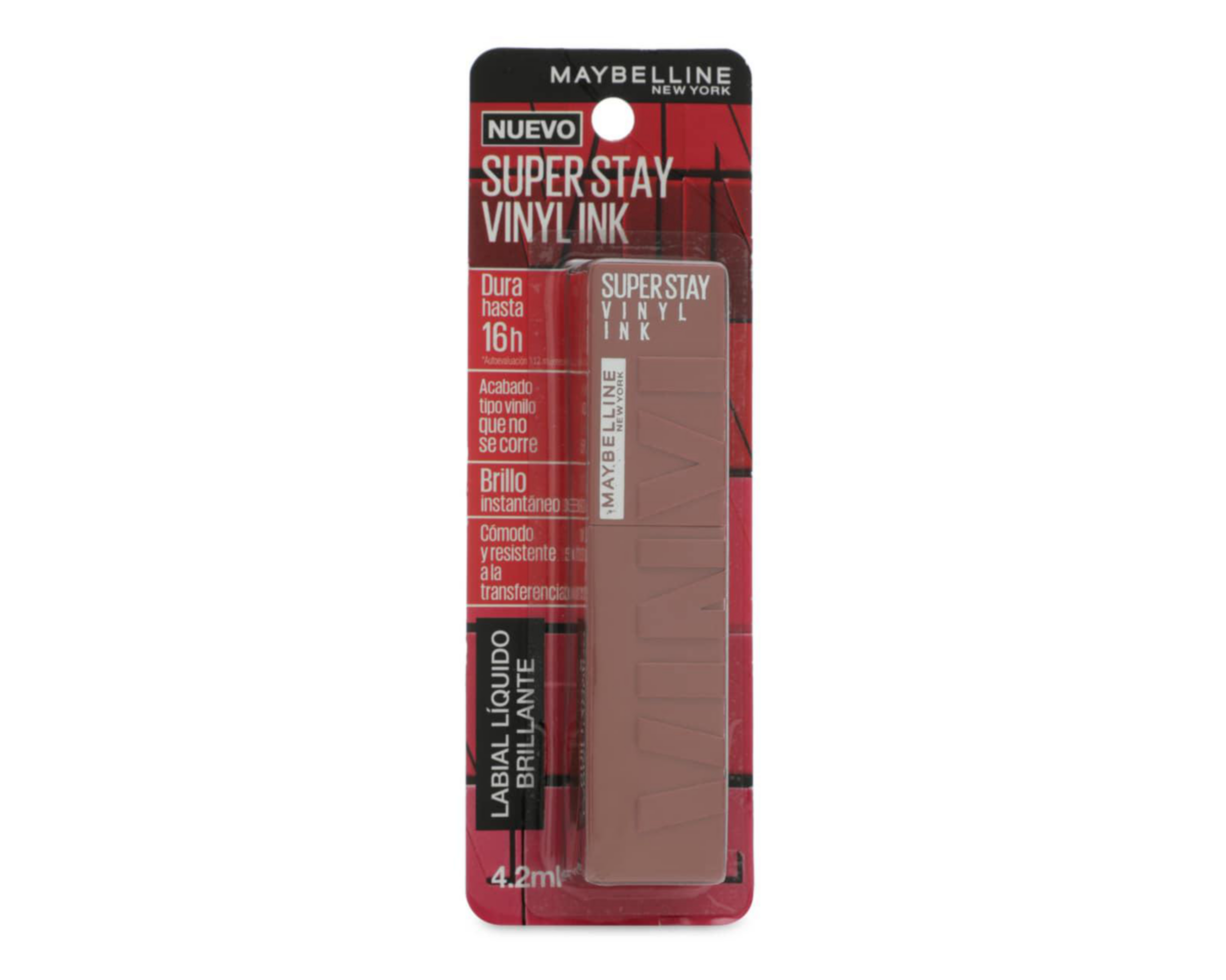 Labial Líquido Maybelline SuperStay Vinil Ink Cheeky $172