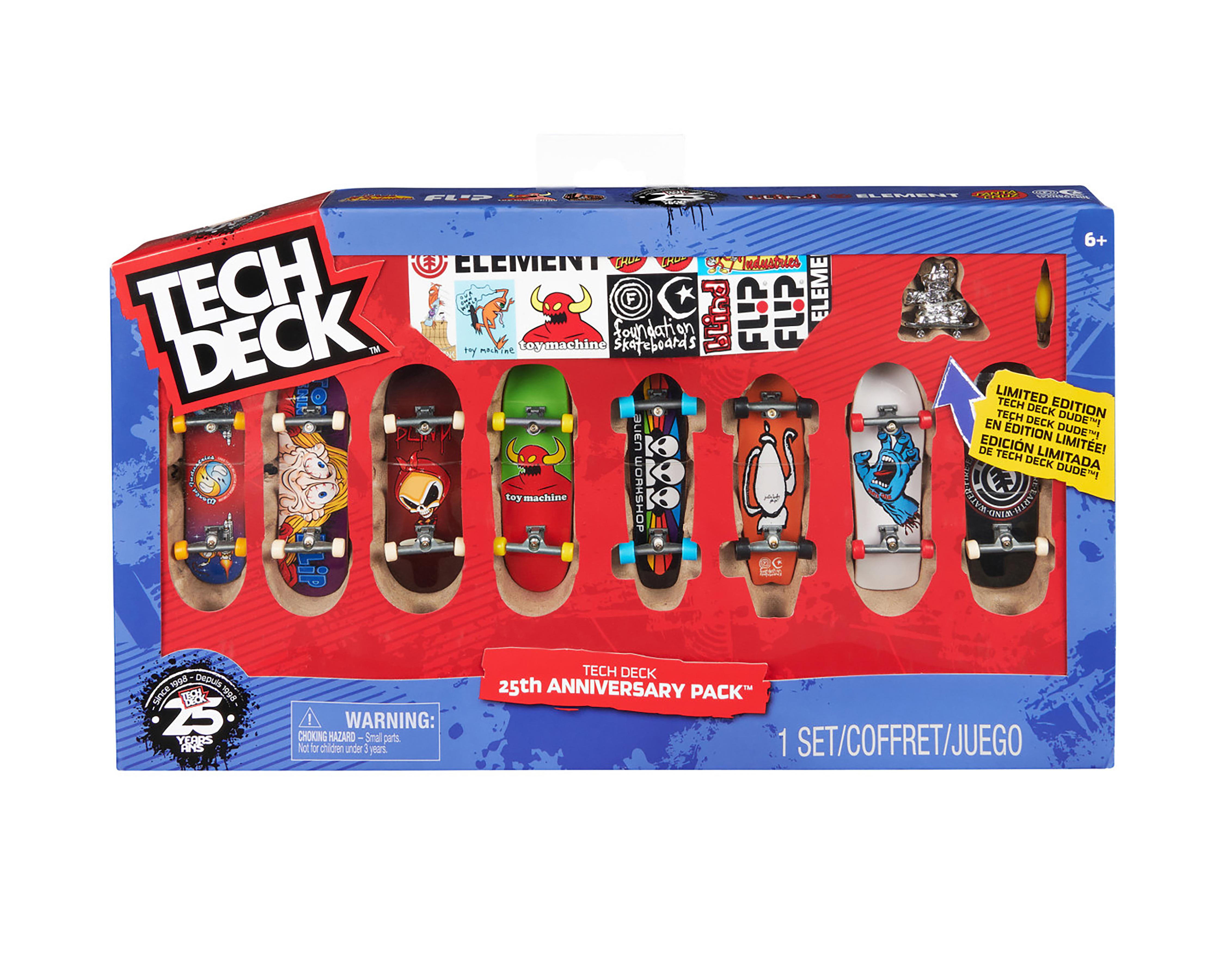 Patinetas para Dedos Tech Deck 25th Anniversary Pack