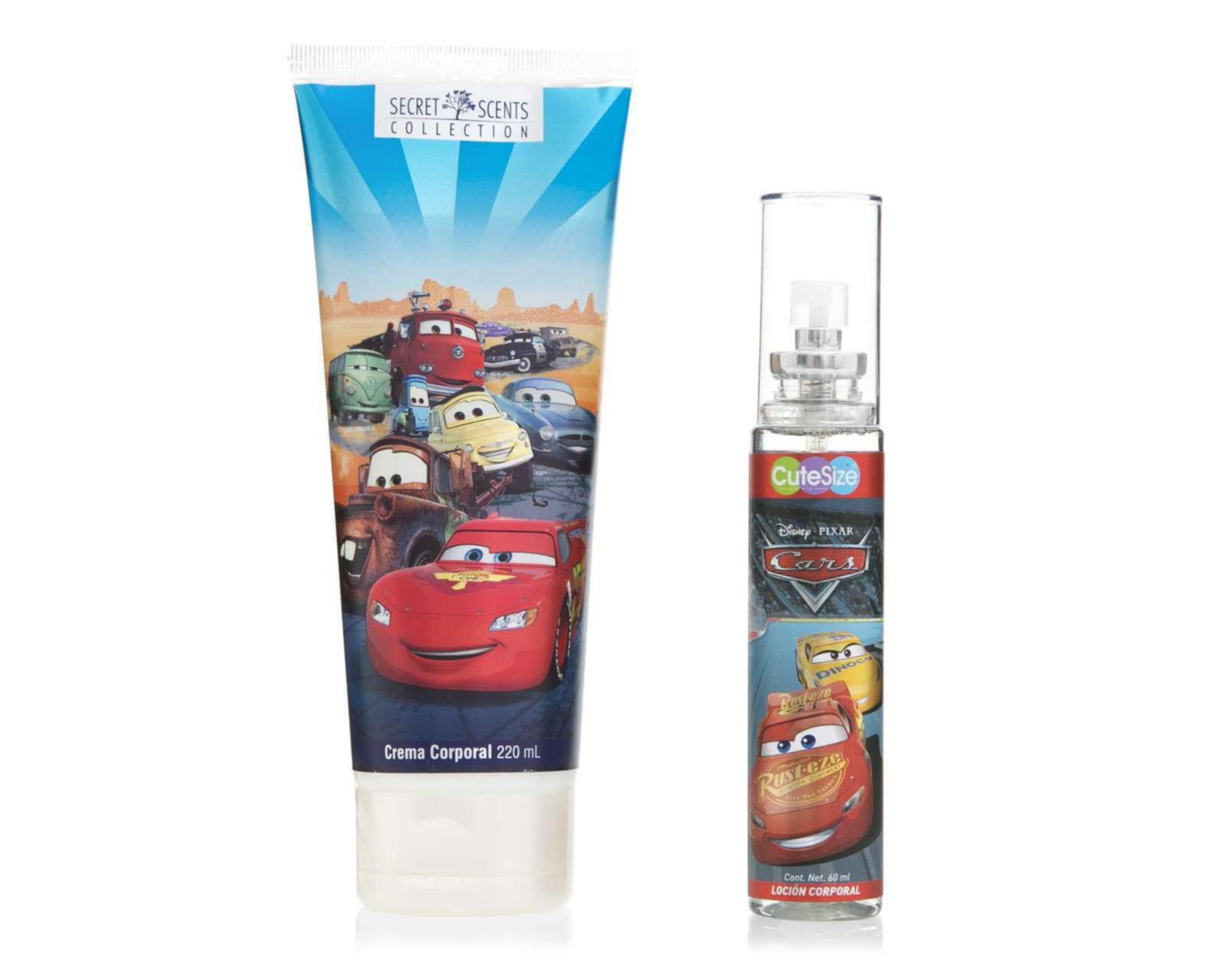 Estuche para Niño Disney Cars 2 Piezas