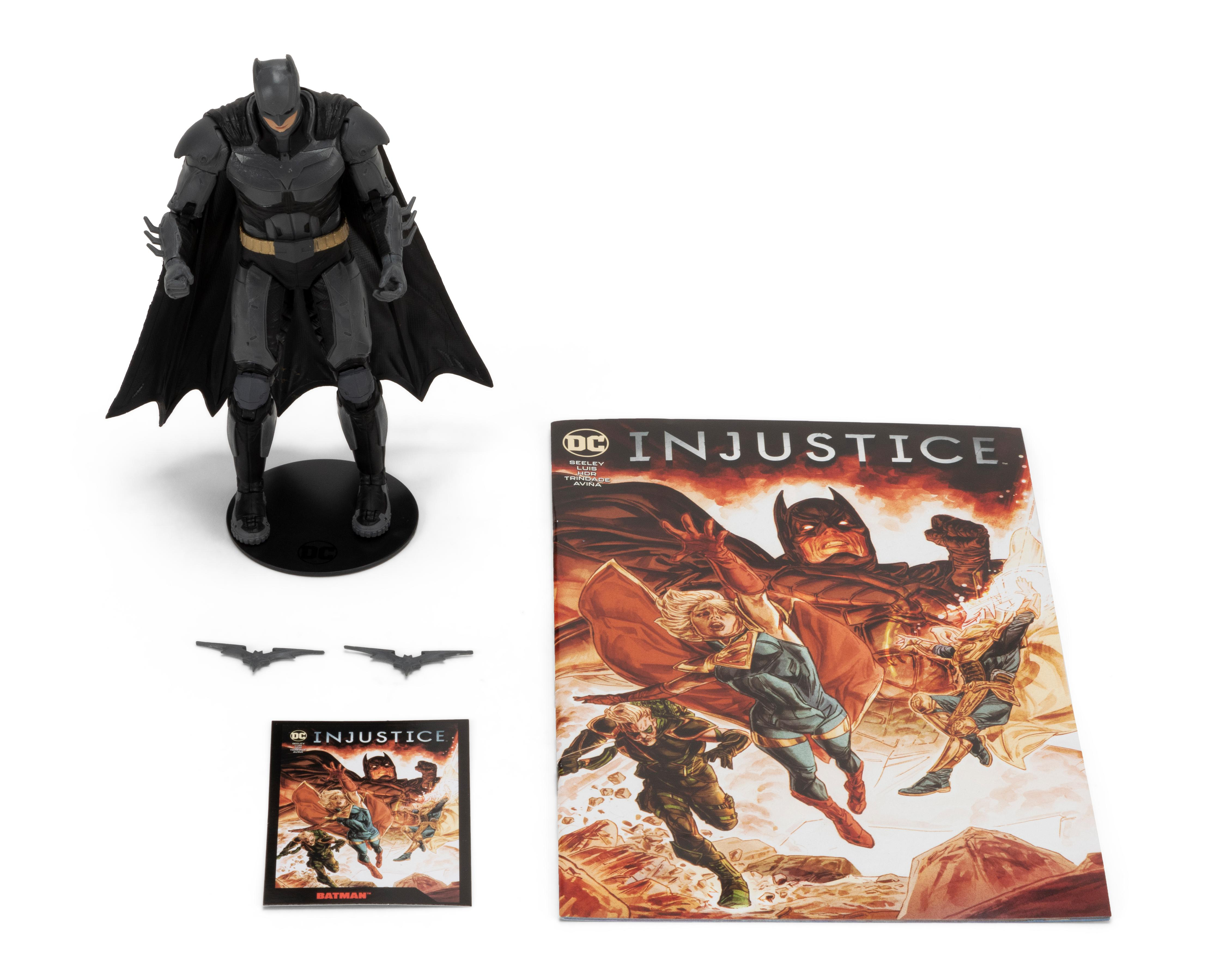 Foto 2 pulgar | Batman DC McFarlane Injustice 2 con Cómic