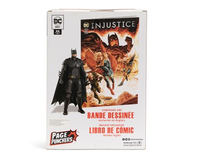 Foto 5 | Batman DC McFarlane Injustice 2 con Cómic