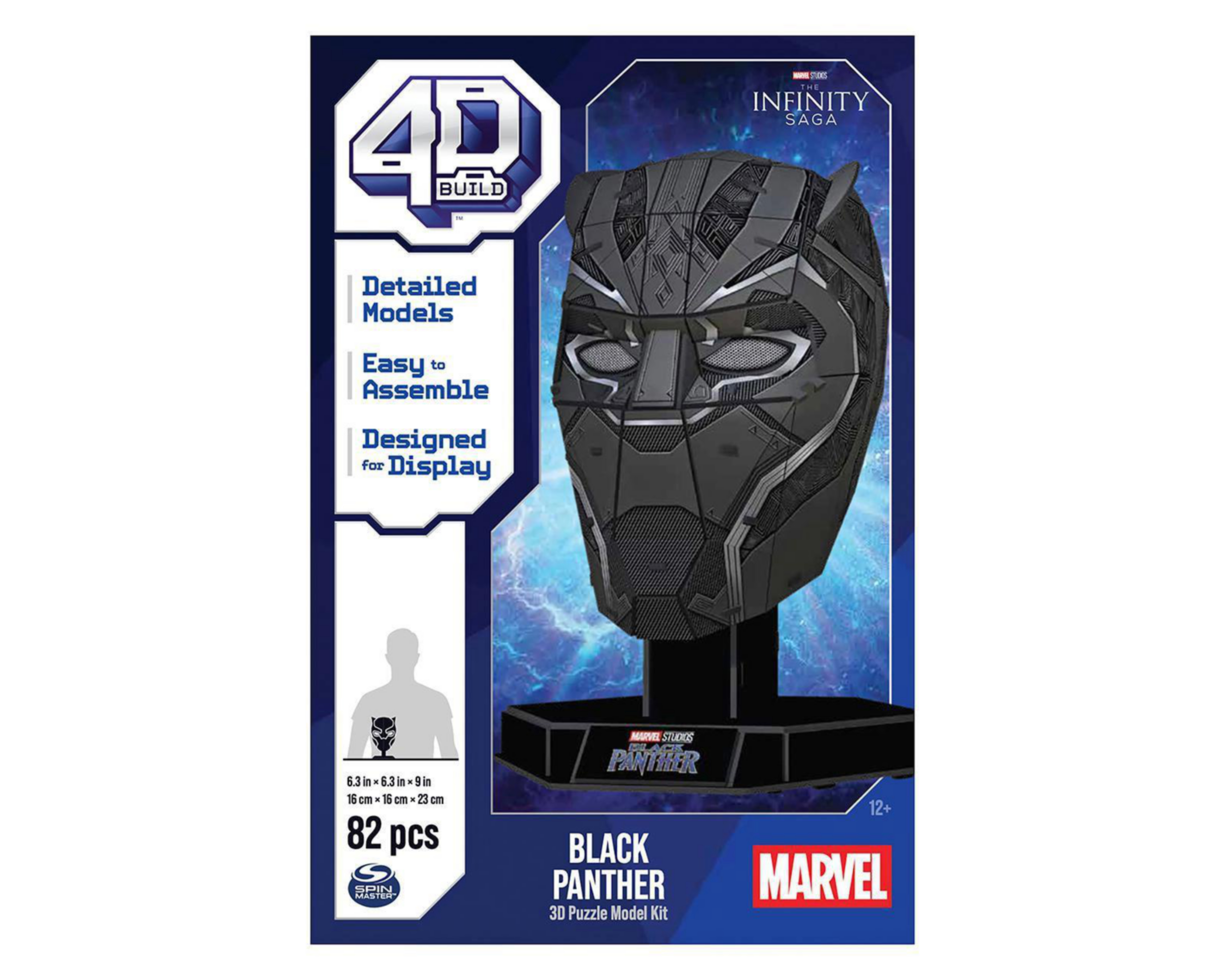 Foto 2 pulgar | Black Panther&nbsp;4D 82 Piezas