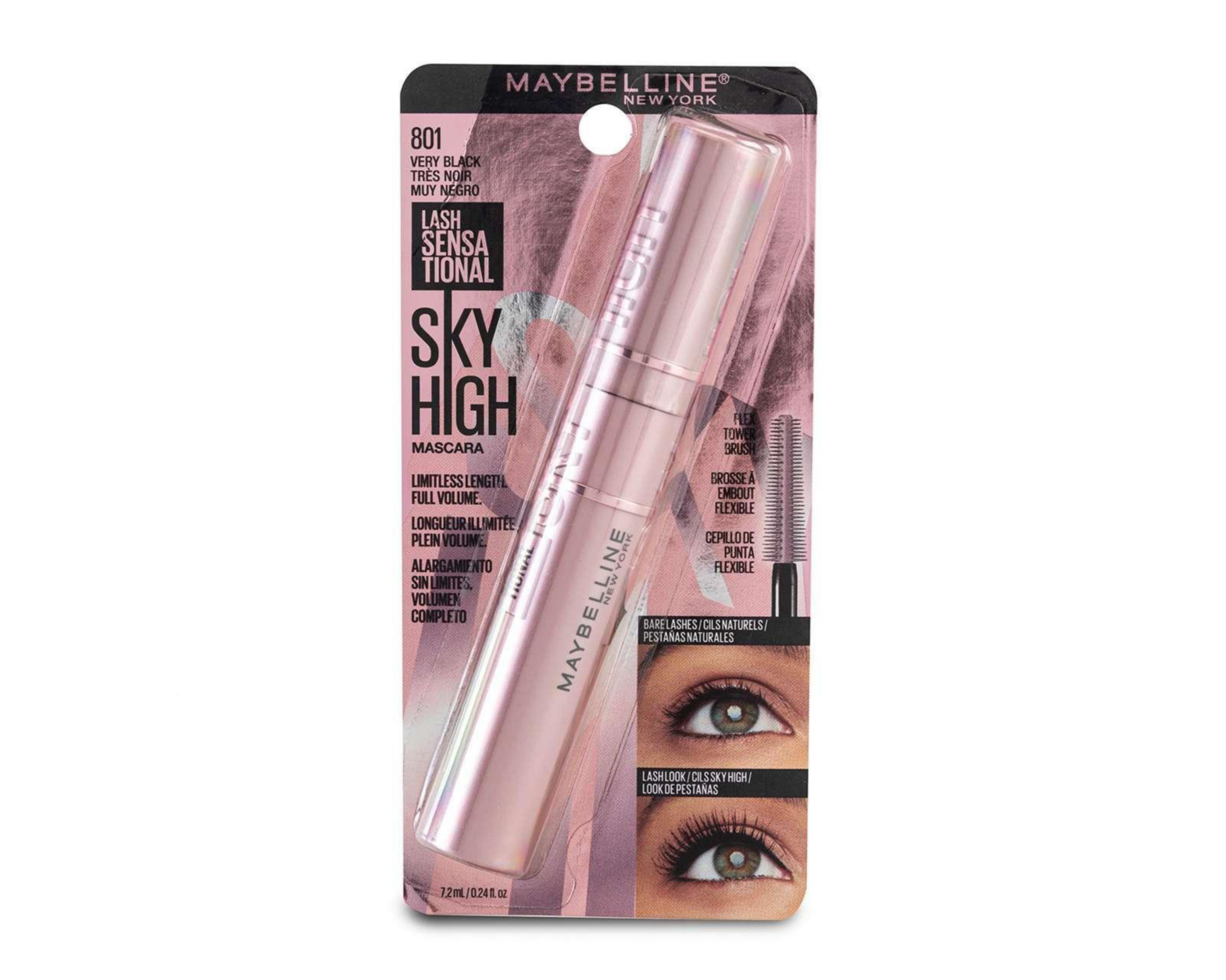 Foto 1 | Máscara para Pestañas Maybelline Negro