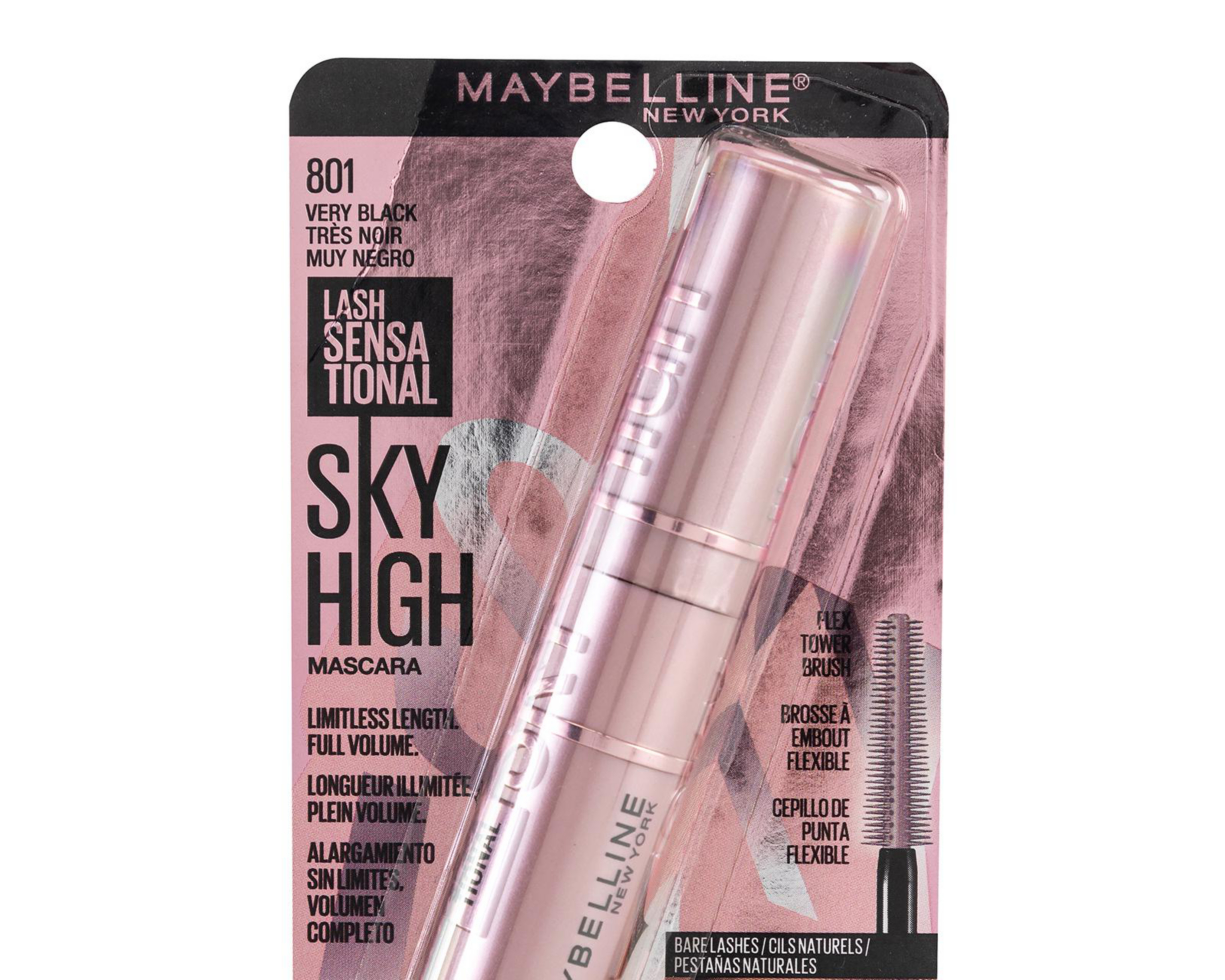 Foto 3 pulgar | Máscara para Pestañas Maybelline Negro