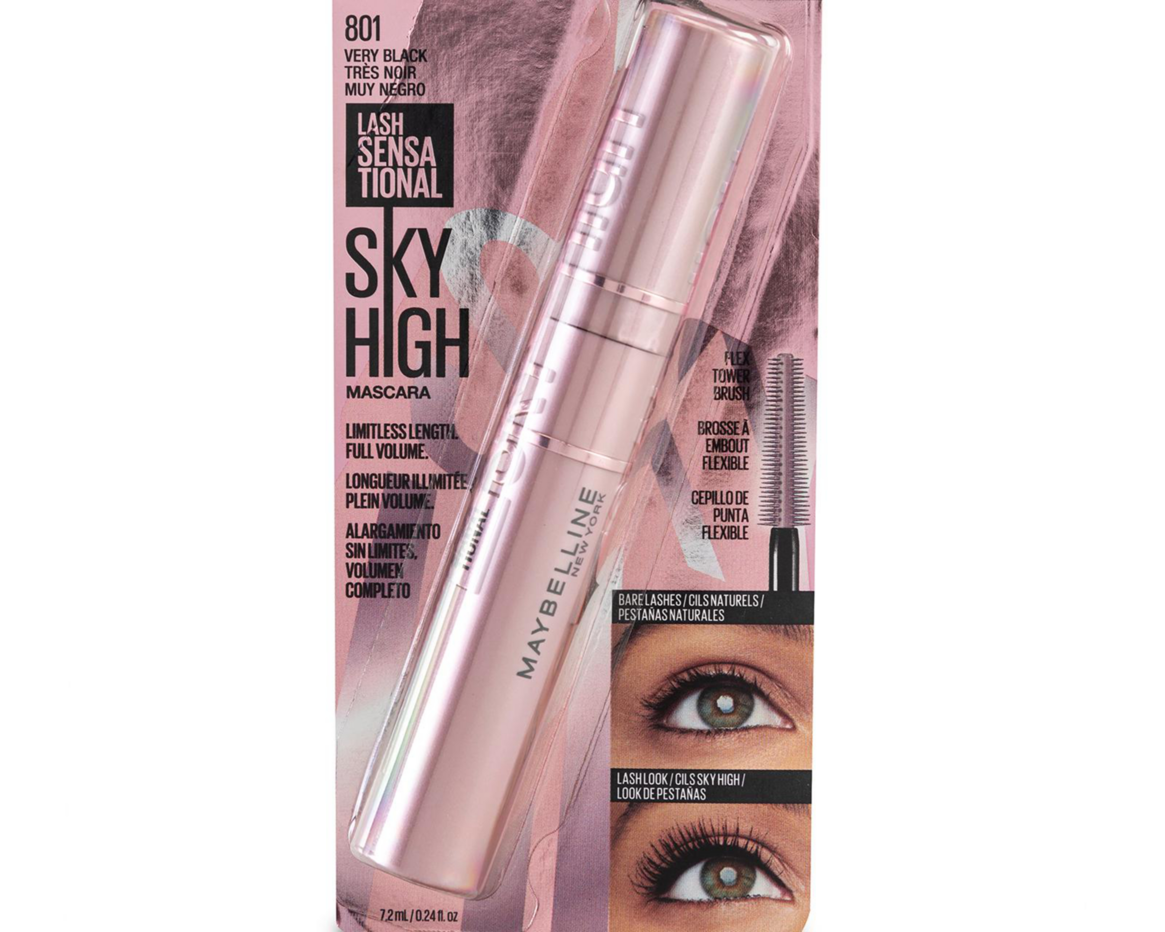 Foto 3 | Máscara para Pestañas Maybelline Negro