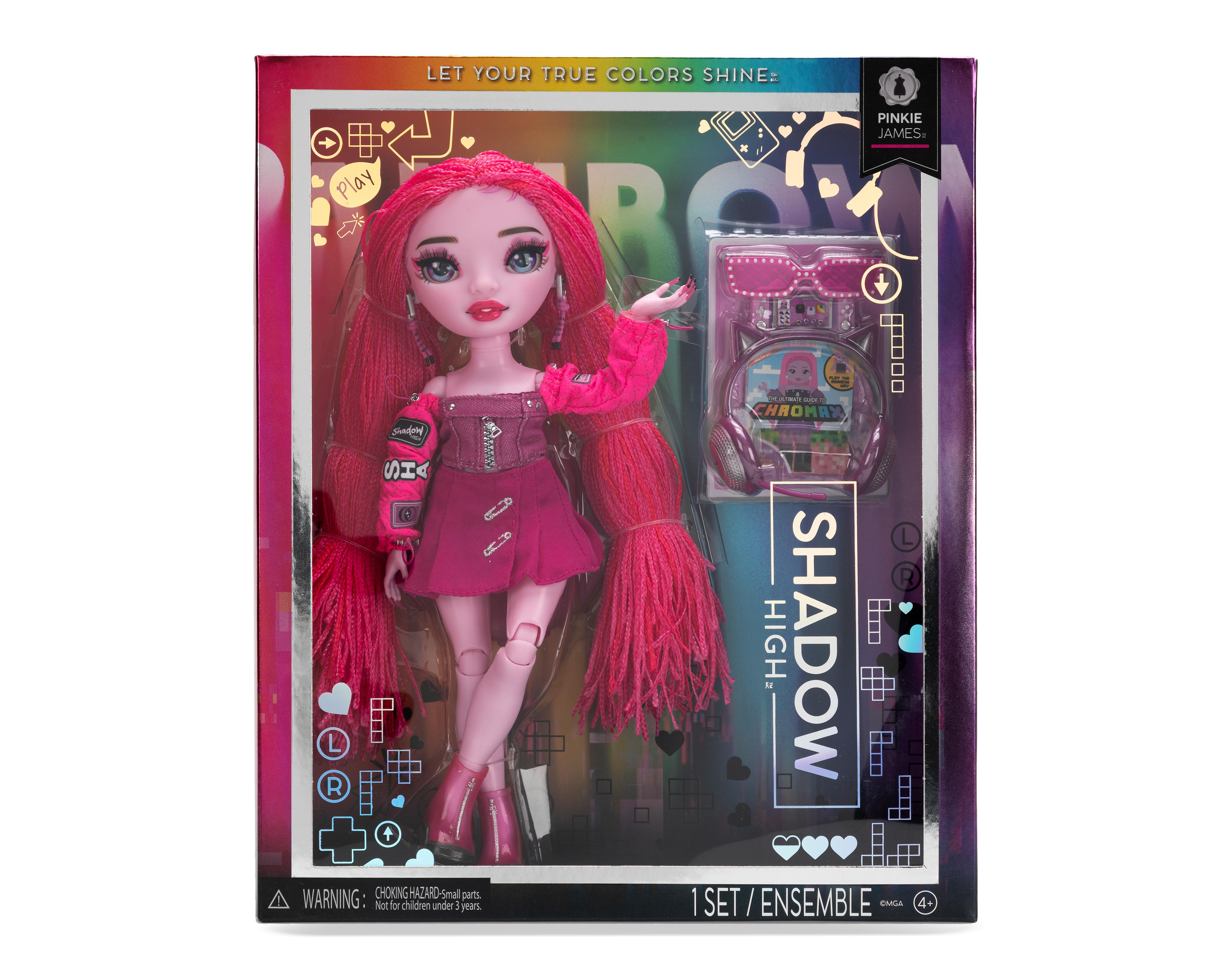 Muñeca Rainbow High Shadow High Pinkie James $1,199