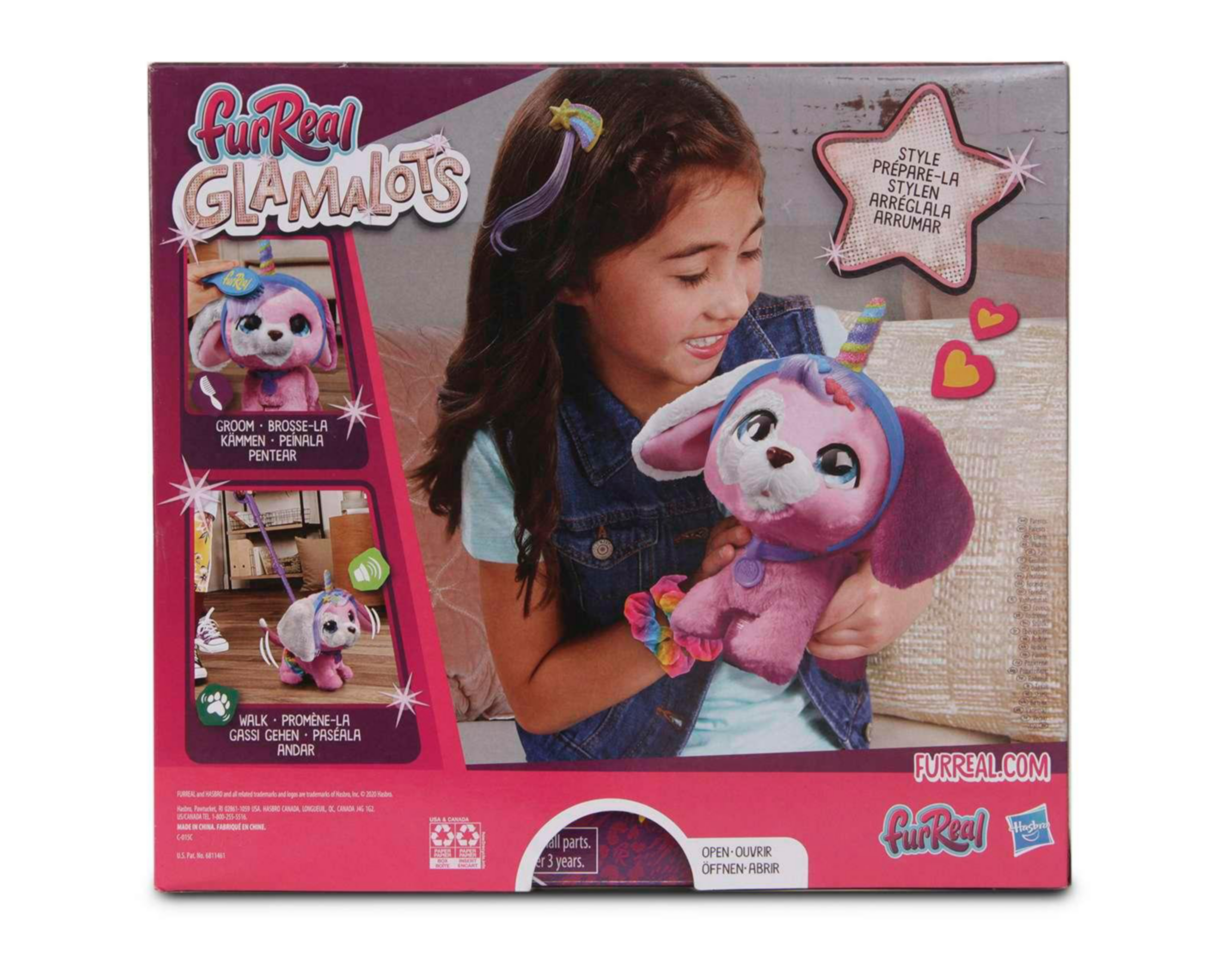 Mascota Glamalots Furreal Friends con Accesorios