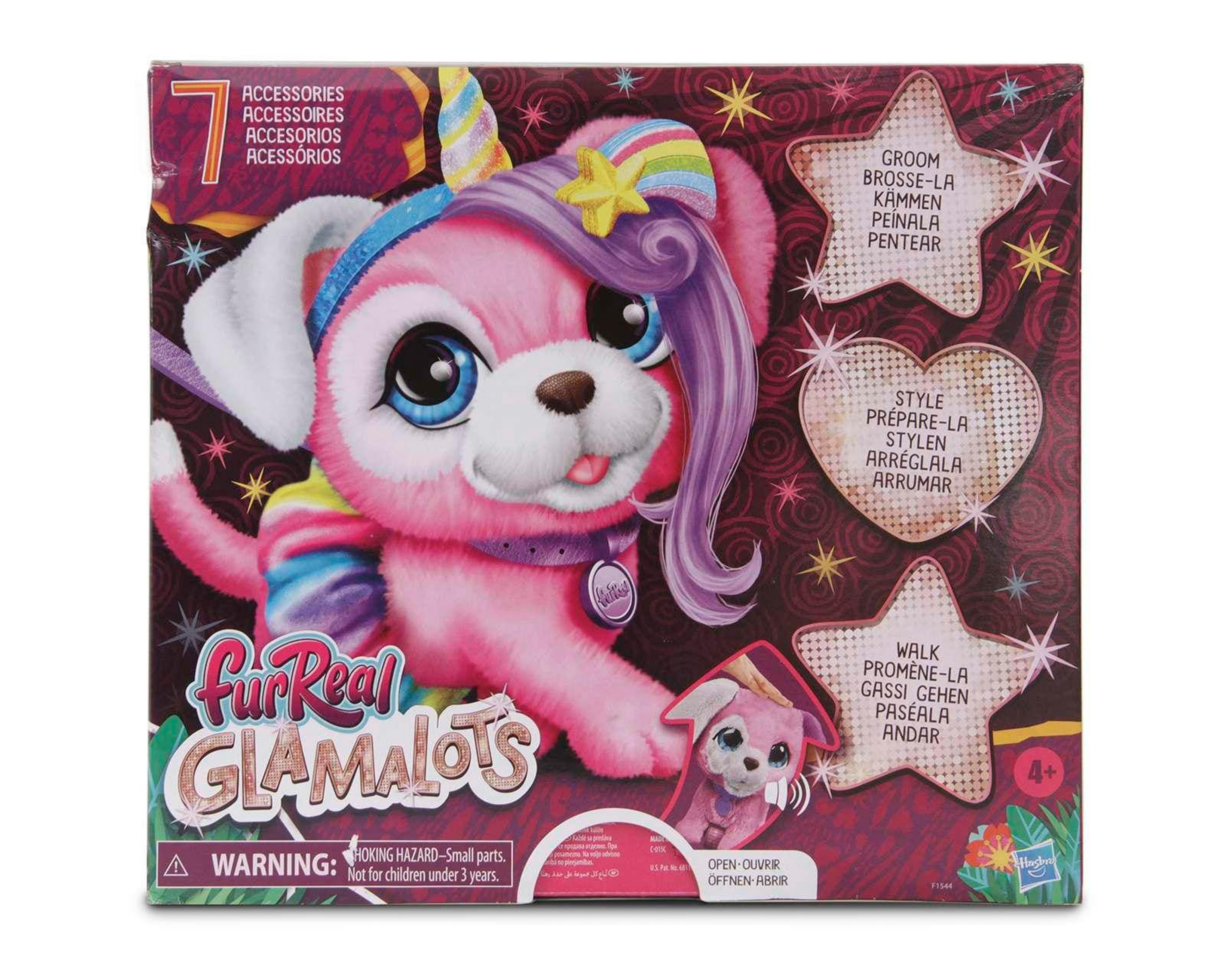 Foto 3 pulgar | Mascota Glamalots Furreal Friends con Accesorios
