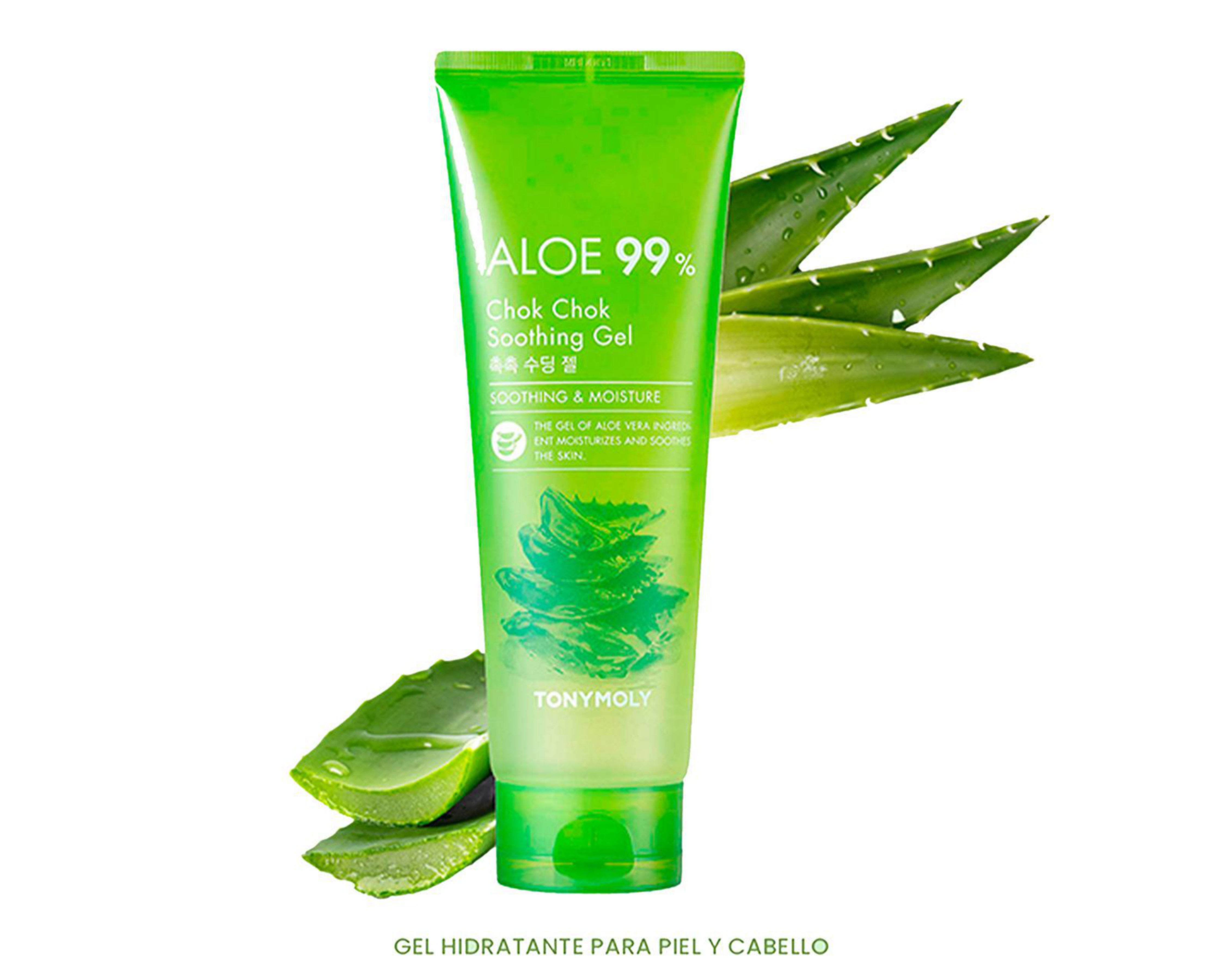 Foto 2 pulgar | Gel Hidratante con Aloe Tony Moly Chok Chok 250 ml