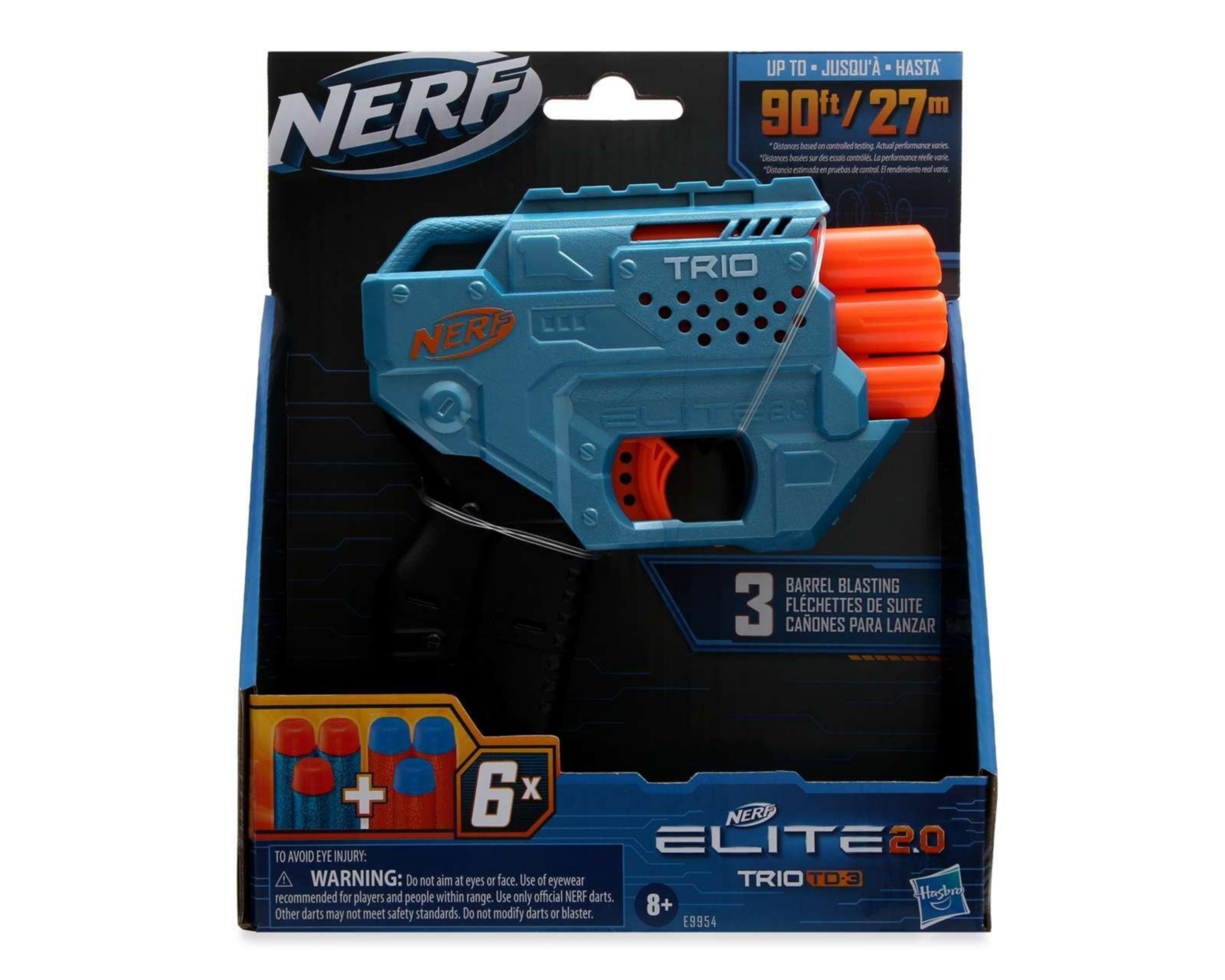 Foto 5 pulgar | Lanzadardos Nerf  Elite 2.0 Trio TD-3