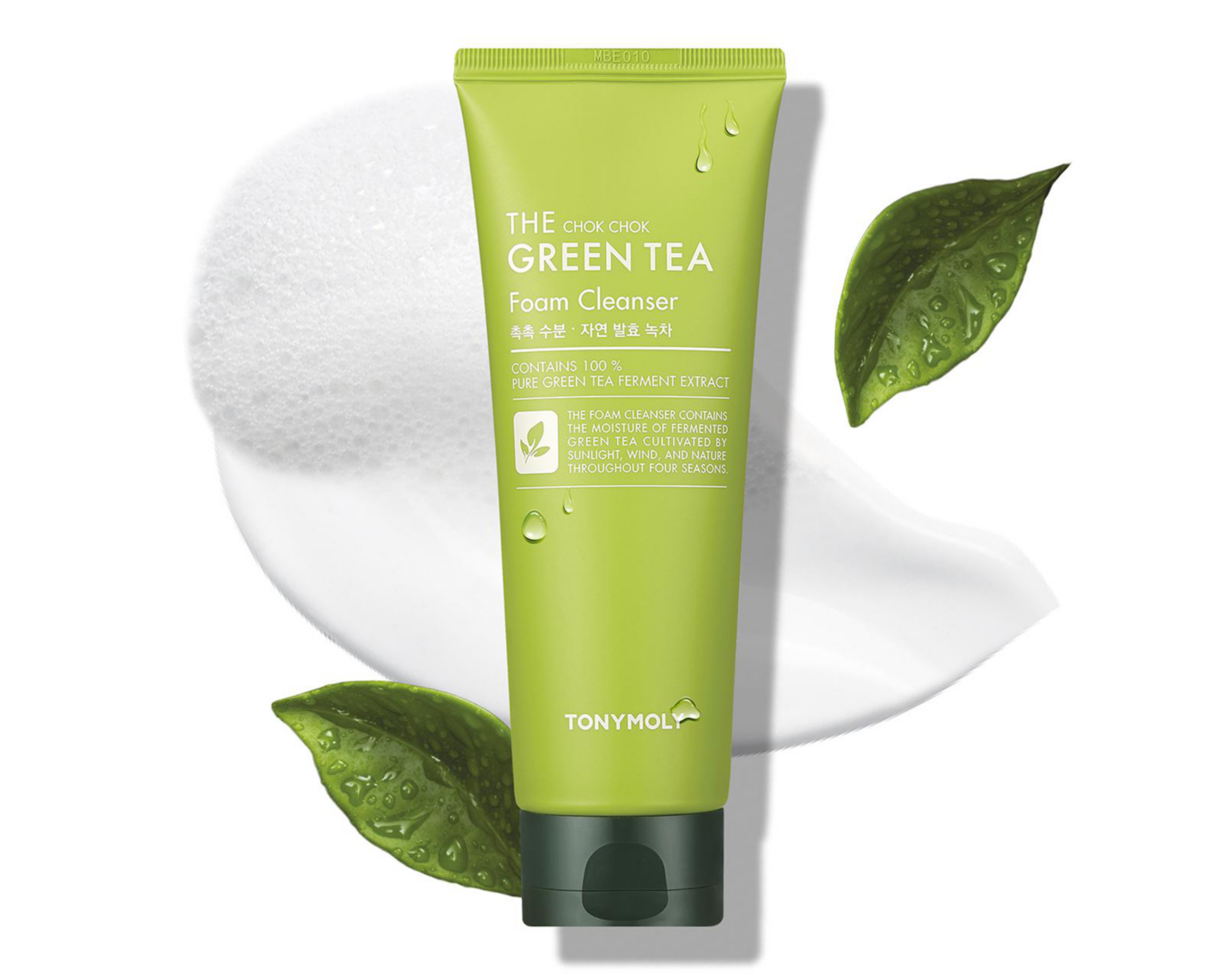 Foto 4 pulgar | Espuma Limpiadora con Té Verde Tony Moly Chok Chok 150 ml