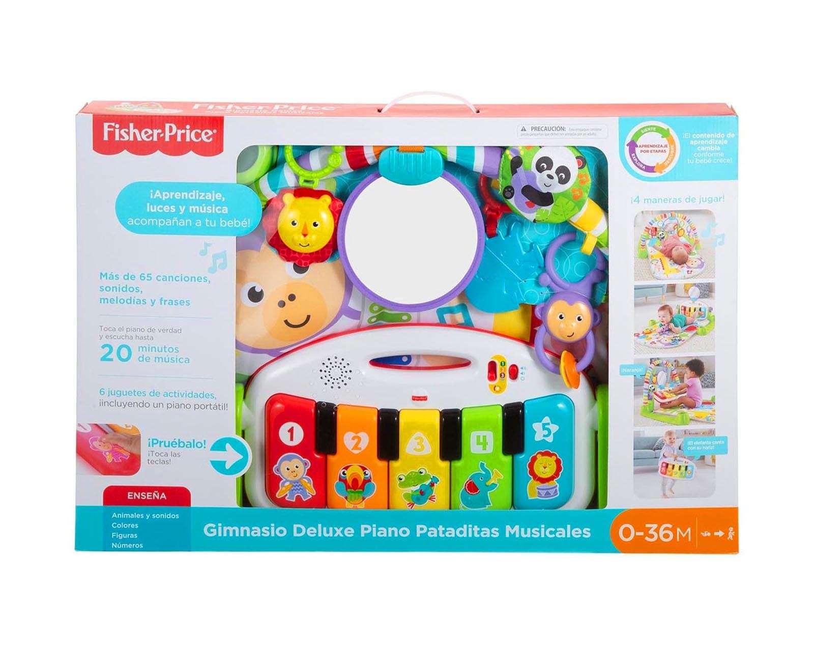 Foto 9 pulgar | Gimnasio Deluxe Piano Pataditas Musicales Fisher Price