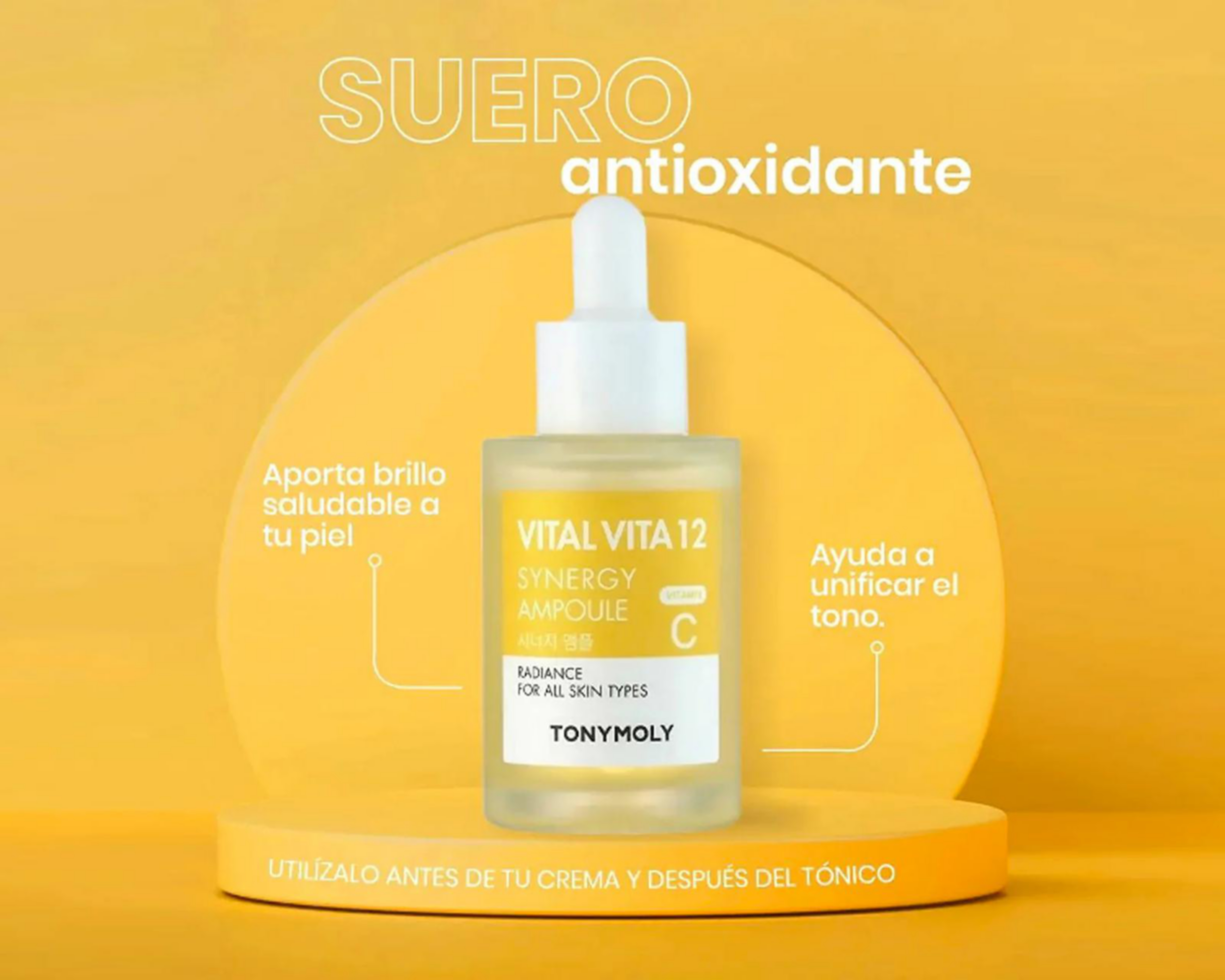 Foto 5 pulgar | Suero Facial con Vitamina C Tony Moly Vital Vita 12 30 ml